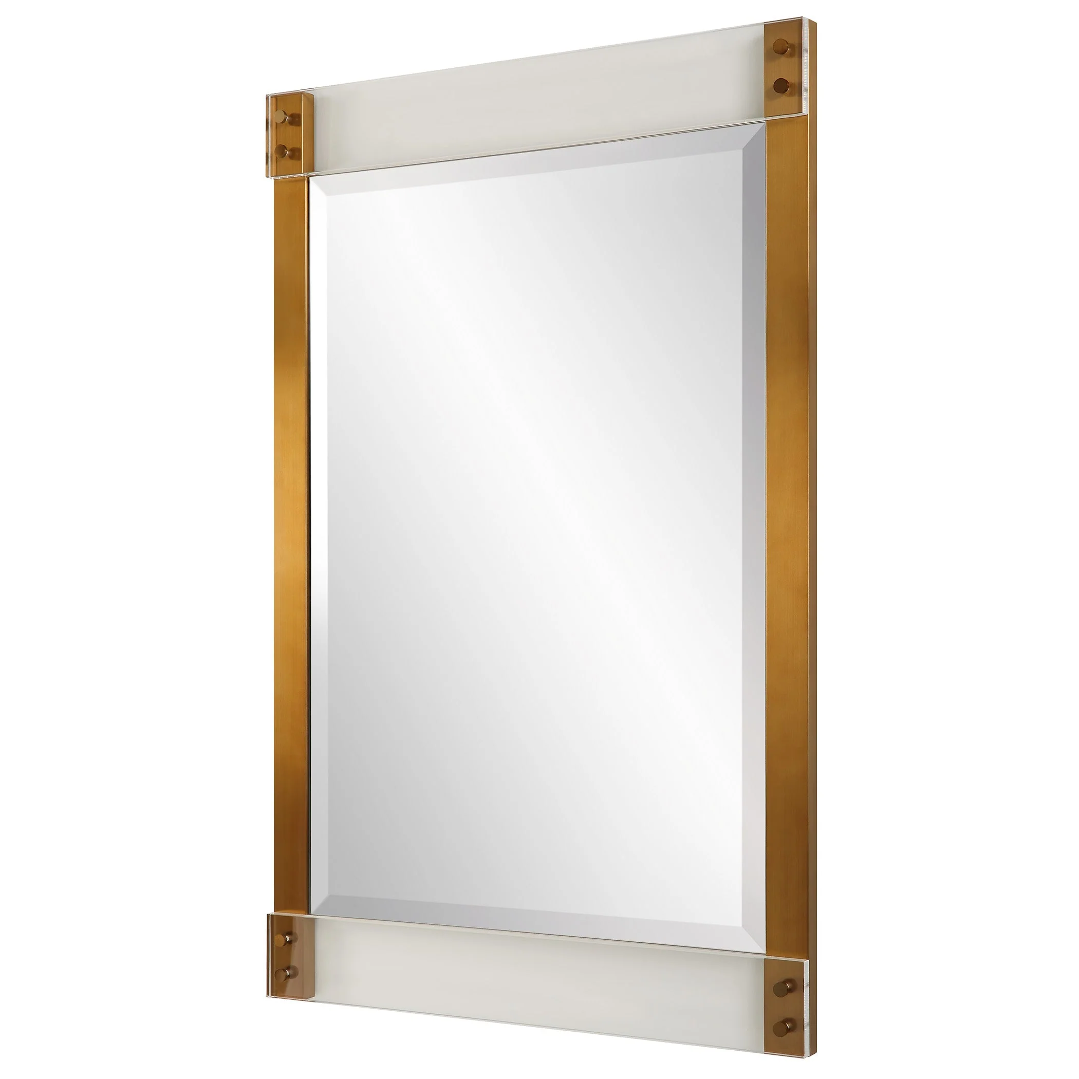 Uttermost Nera Plated Brass Mirror - Image 3