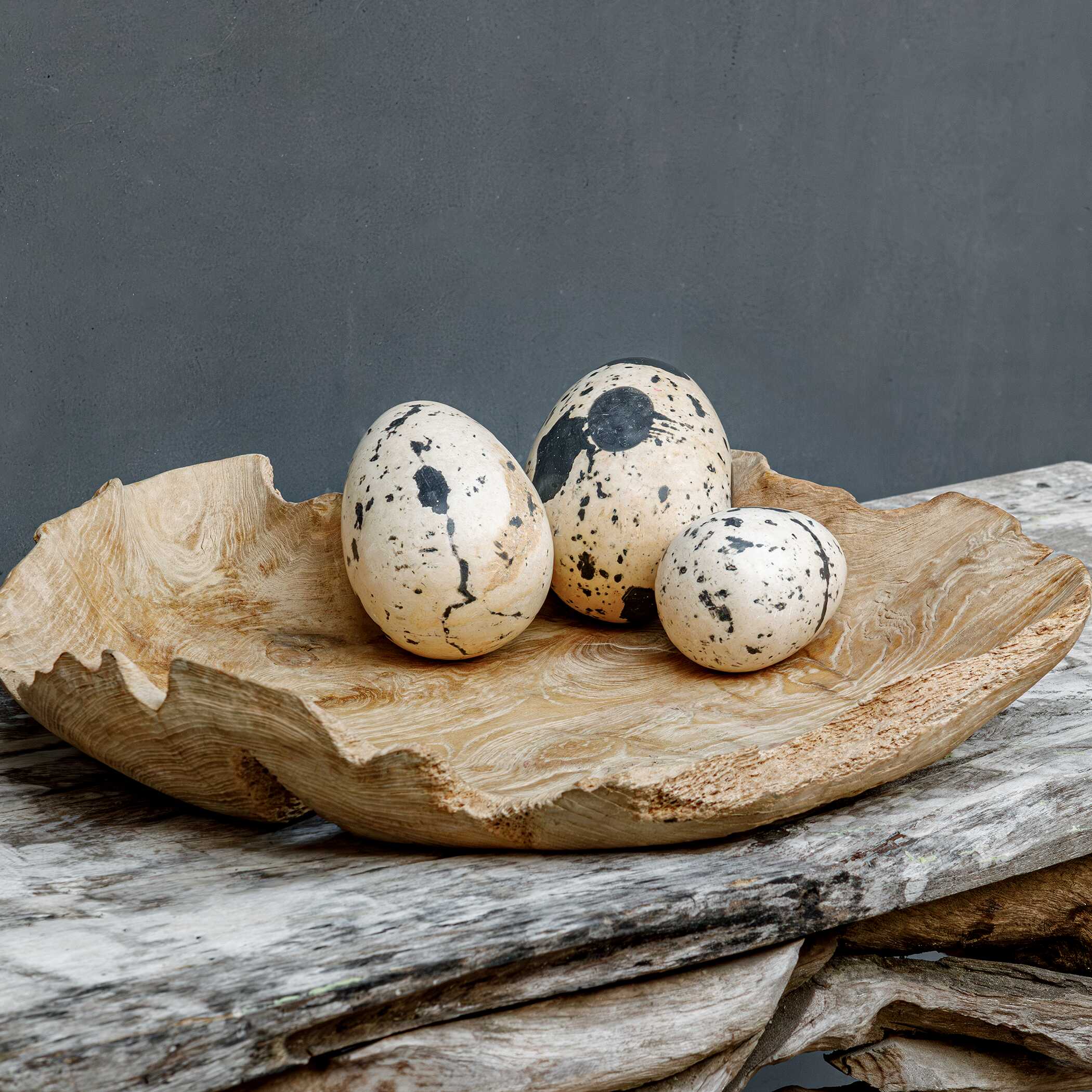 Uttermost Nest Trio Indoor-Outdoor Stone Eggs Set/3 - Image 4
