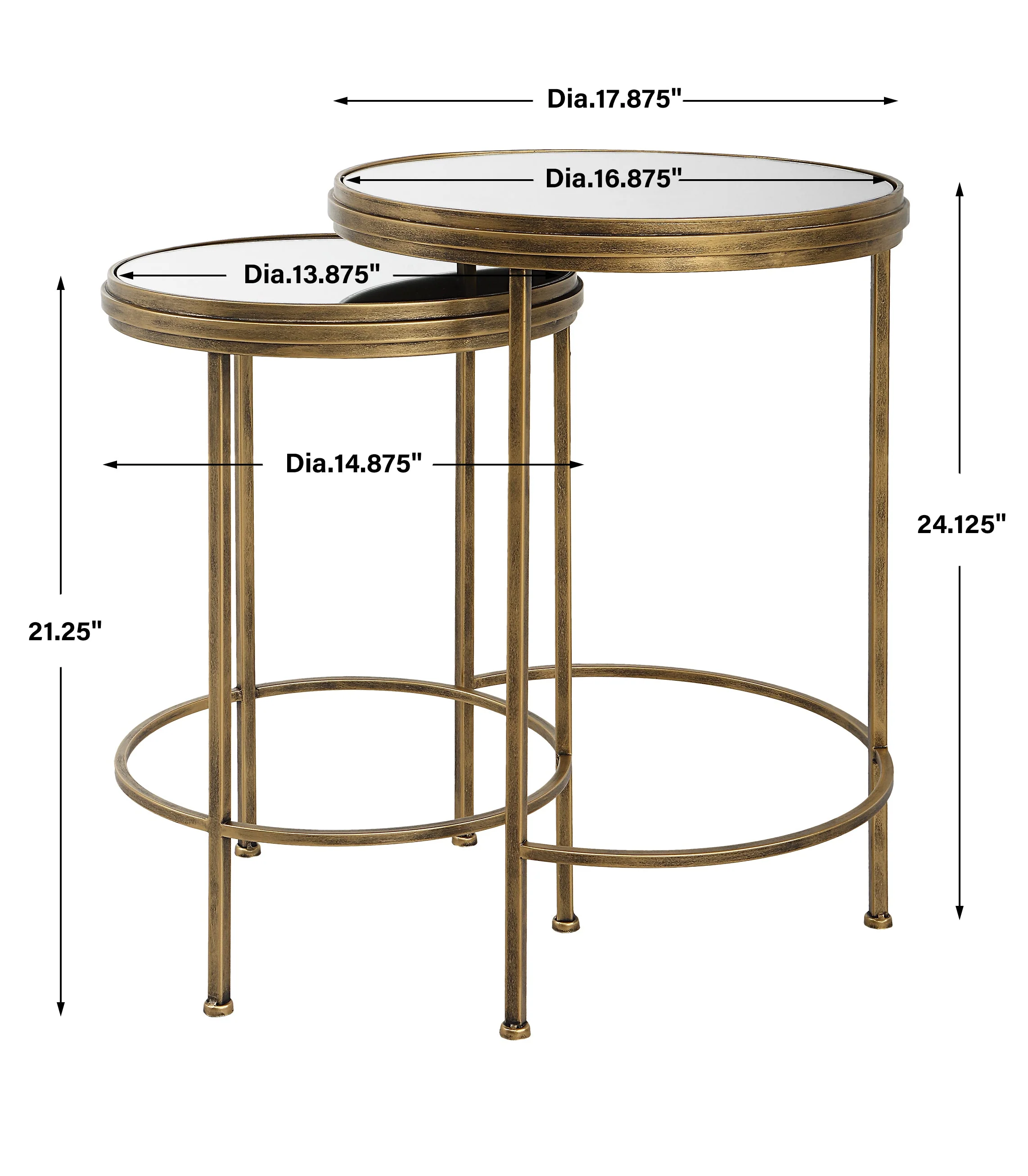 Nesting Tables Set Of 2 - Image 3