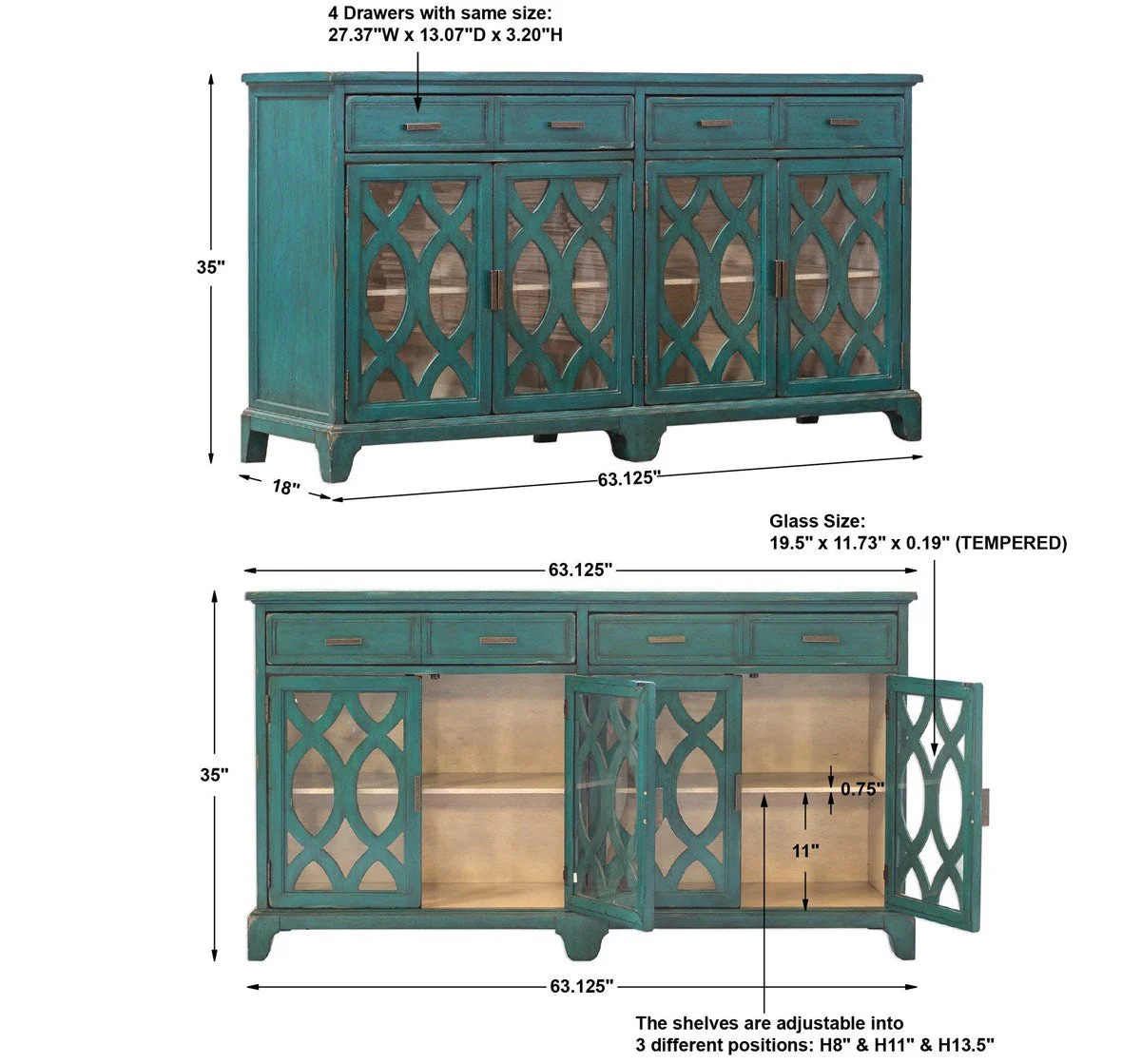 Uttermost Oksana Credenza - Image 7