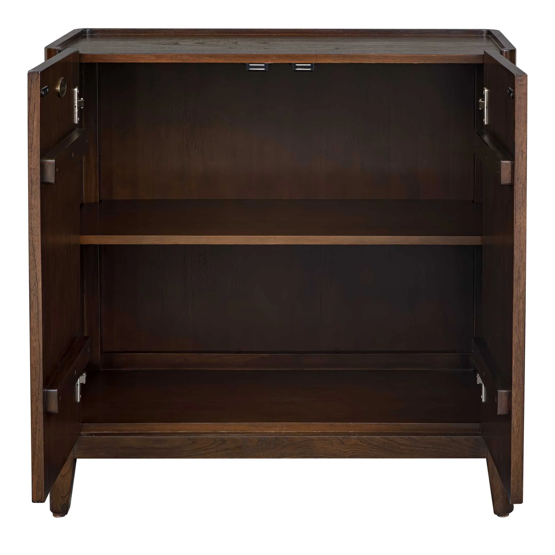 Uttermost On The Block 2 Door Walnut Cabinet - Image 7