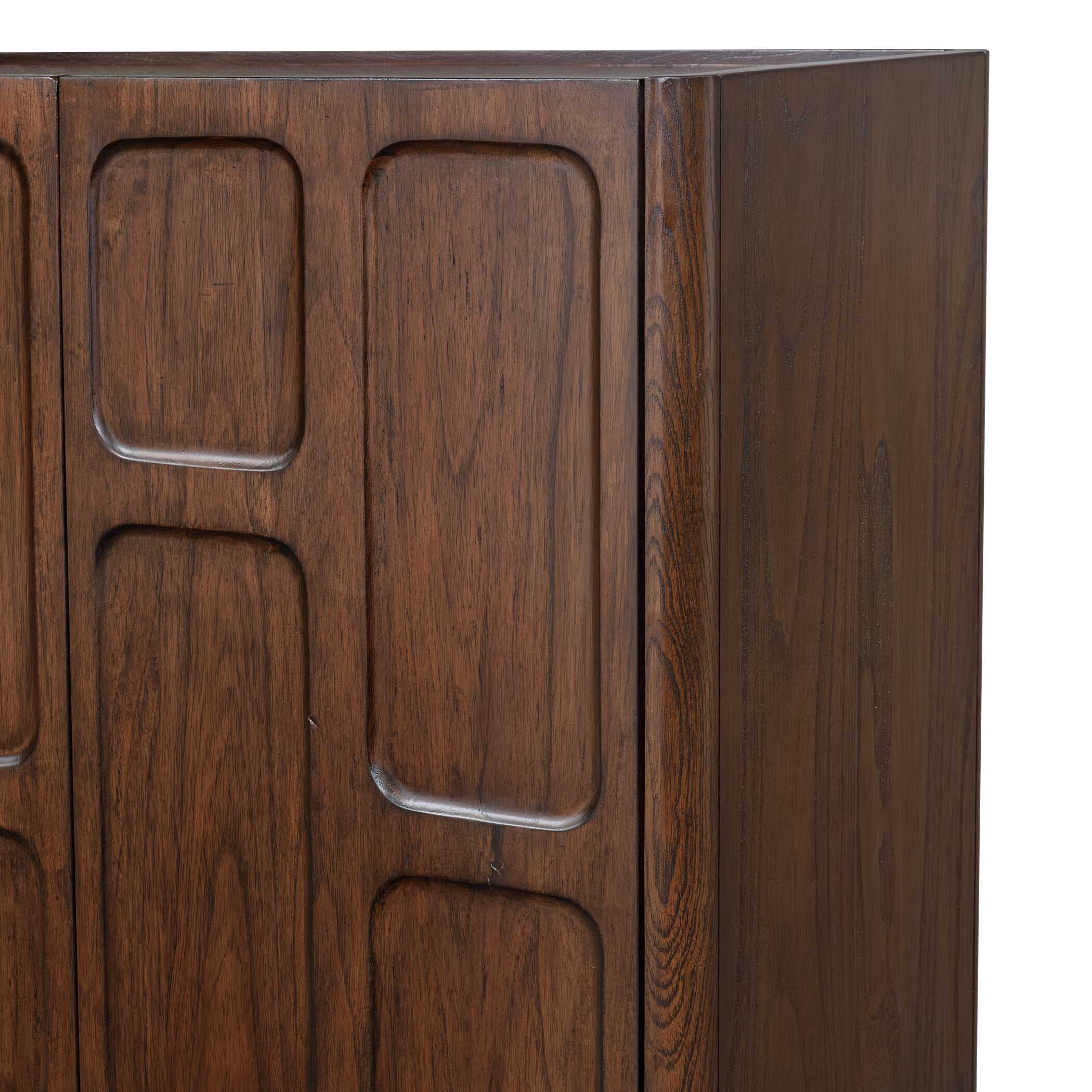 Uttermost On The Block 2 Door Walnut Cabinet - Image 8