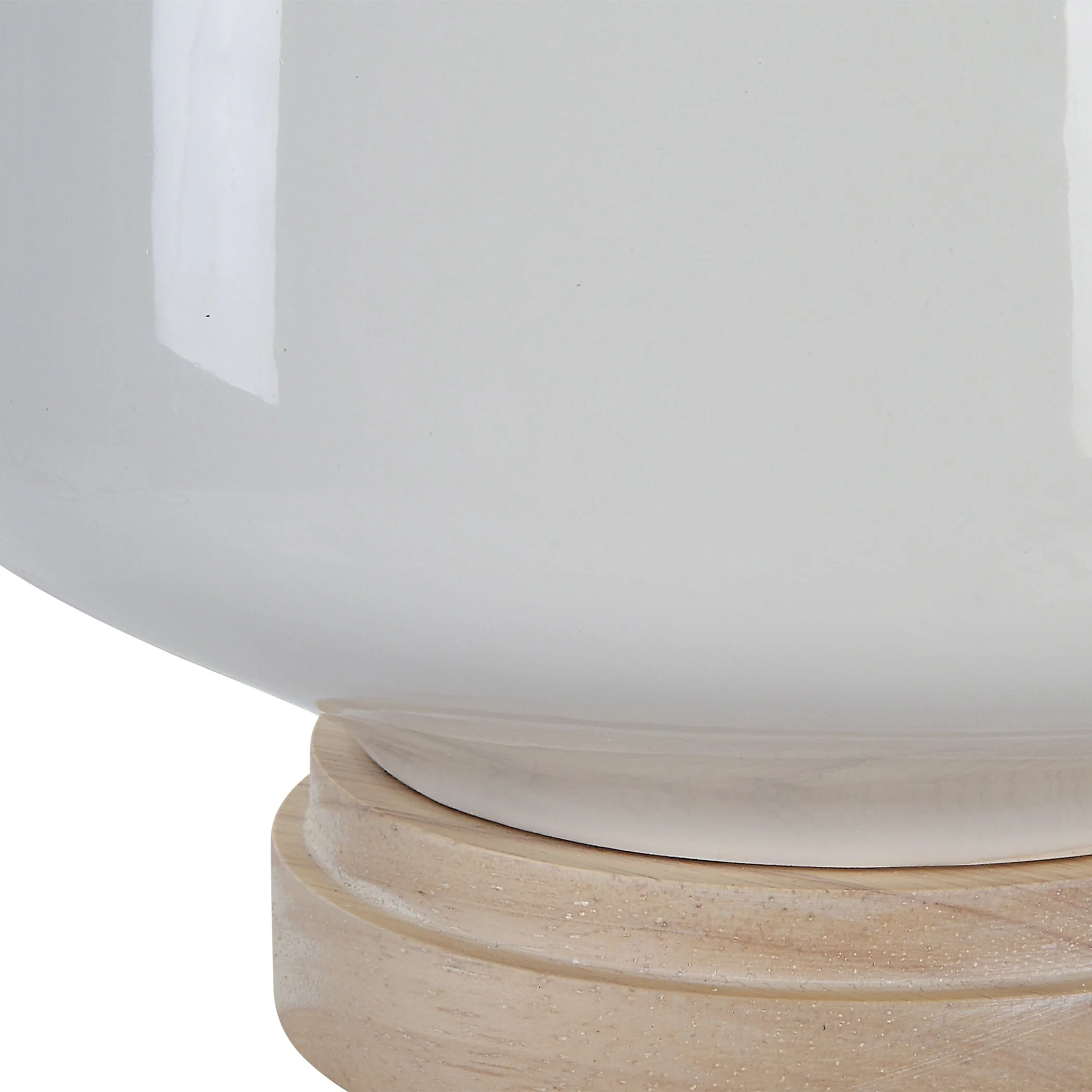 Uttermost Opal Gloss White Table Lamp - Image 7