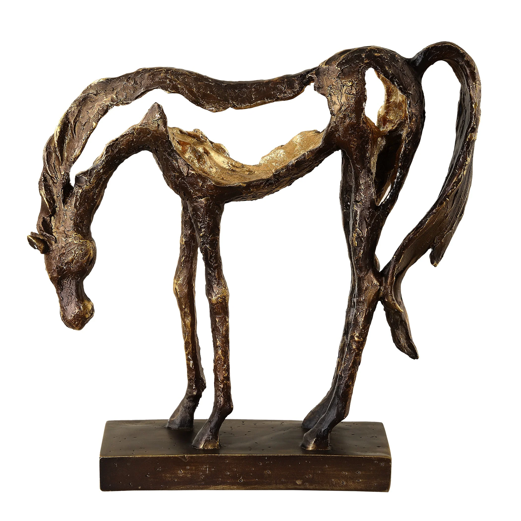 Uttermost Openly Grazing Horse Sculpture - Image 4
