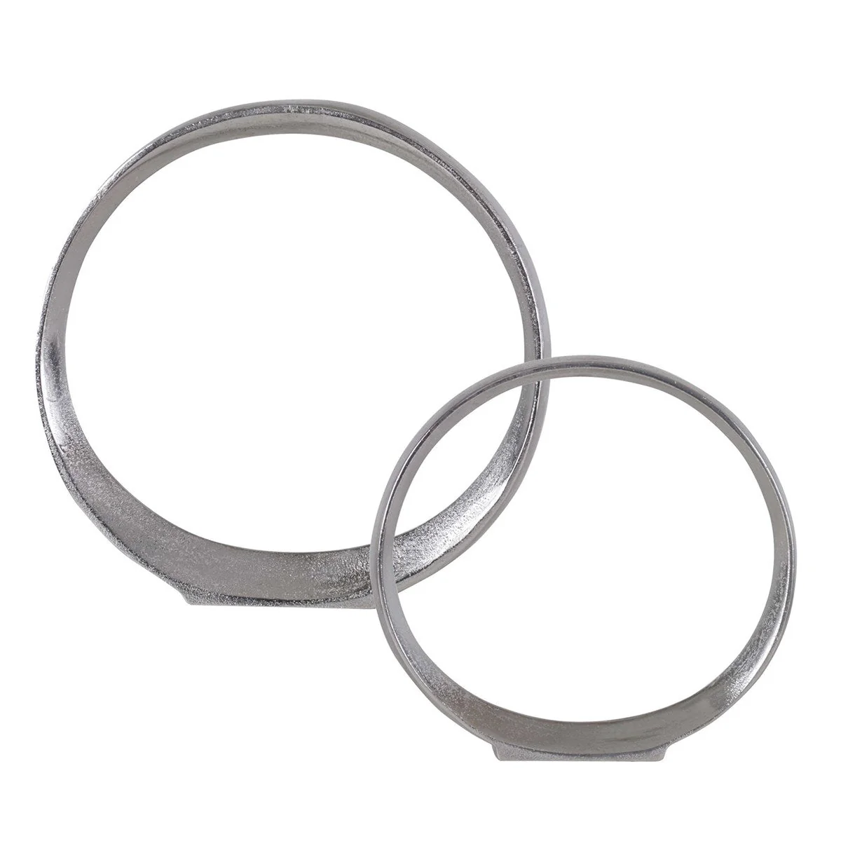 Uttermost Orbits Ring Sculptures Nickel, S/2 - Image 2