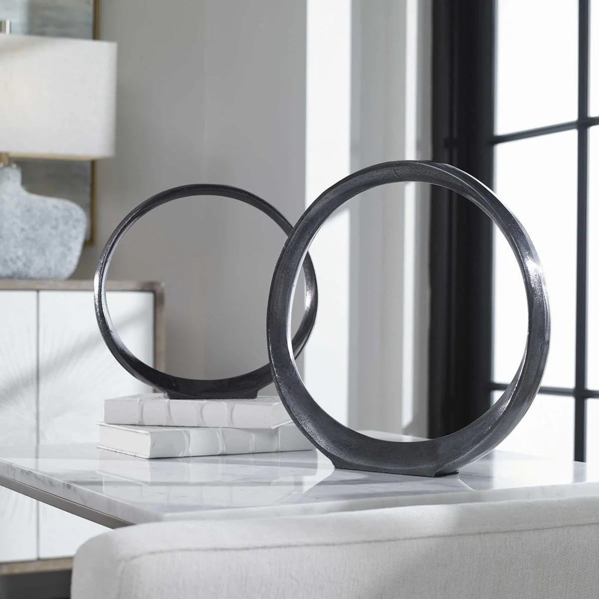 Uttermost Orbits Ring Sculptures, S/2 - Image 5