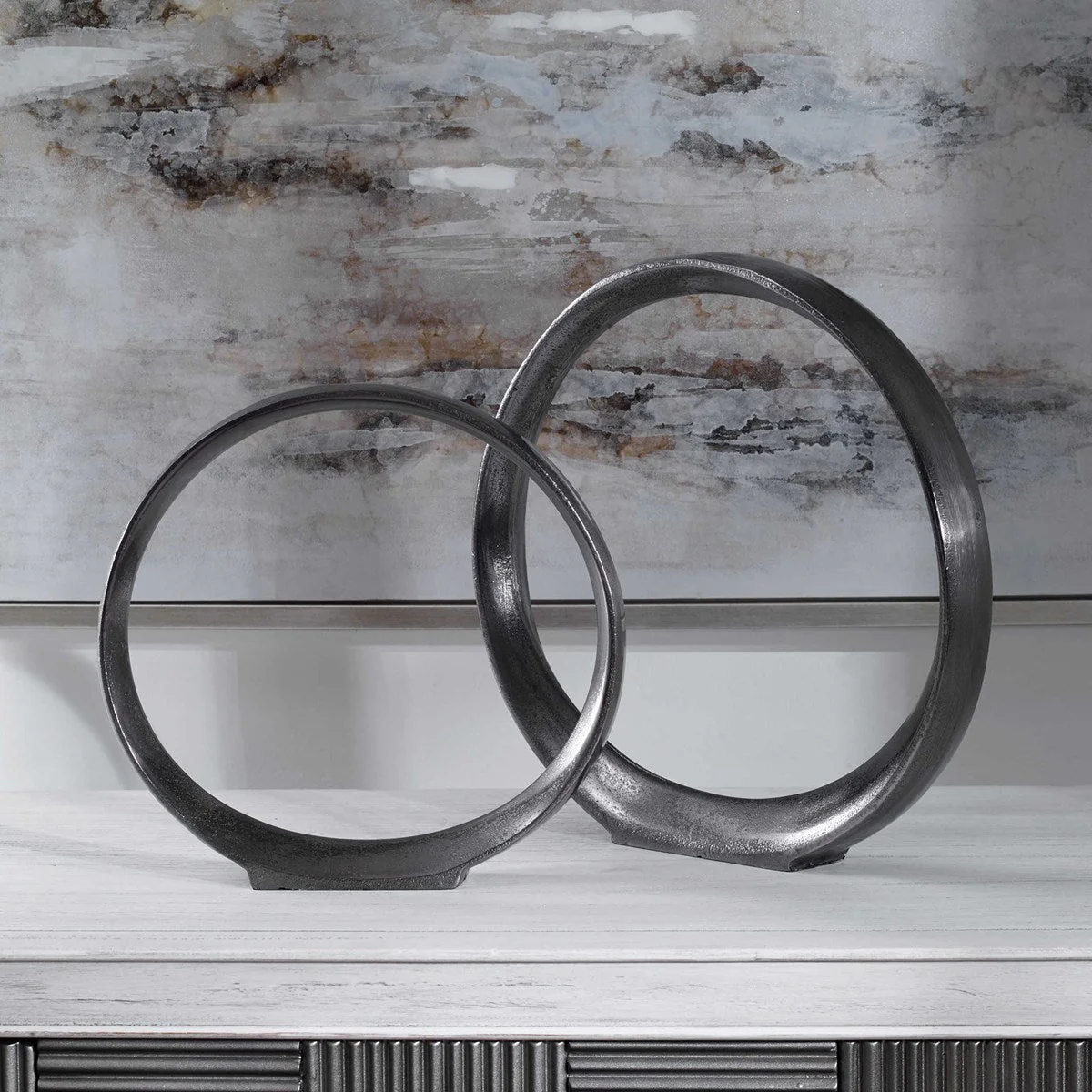Uttermost Orbits Ring Sculptures, S/2 - Image 6