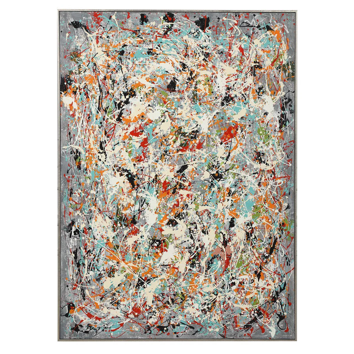 Uttermost Organized Chaos Hand Painted Canvas - Image 2