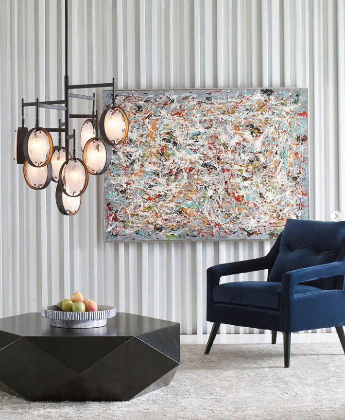 Uttermost Organized Chaos Hand Painted Canvas - Image 3