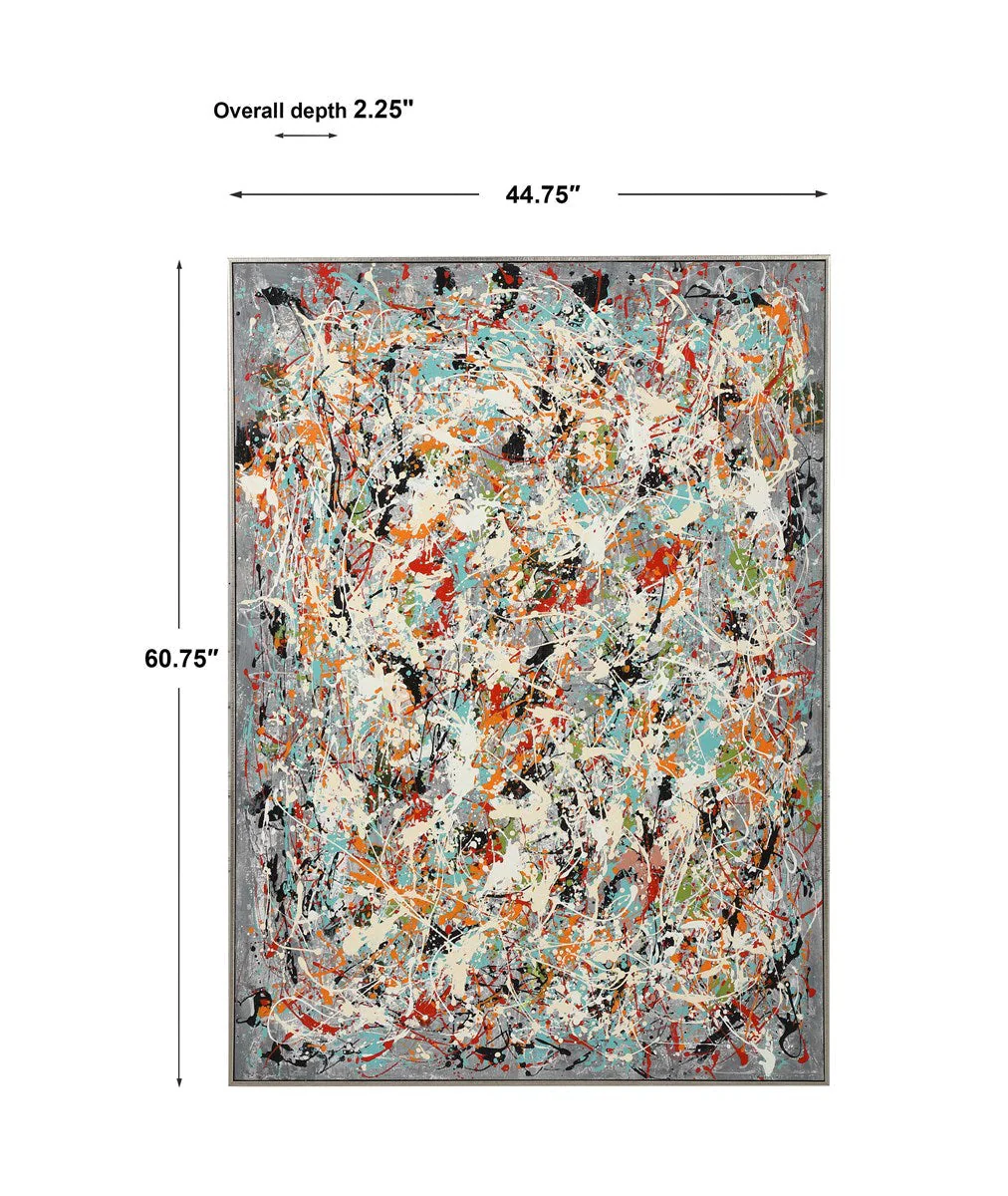 Uttermost Organized Chaos Hand Painted Canvas - Image 8