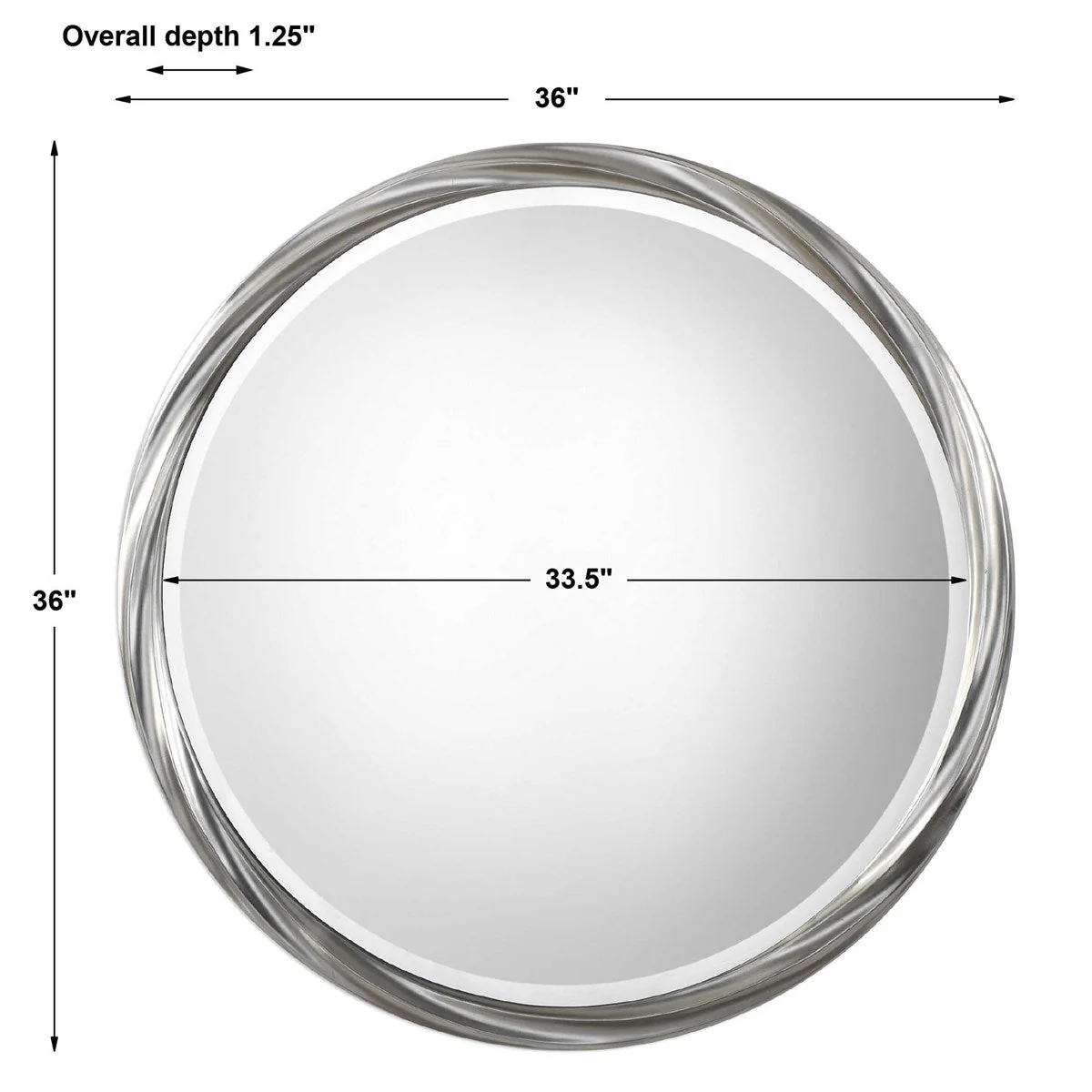 Uttermost Orion Round Mirror - Image 6