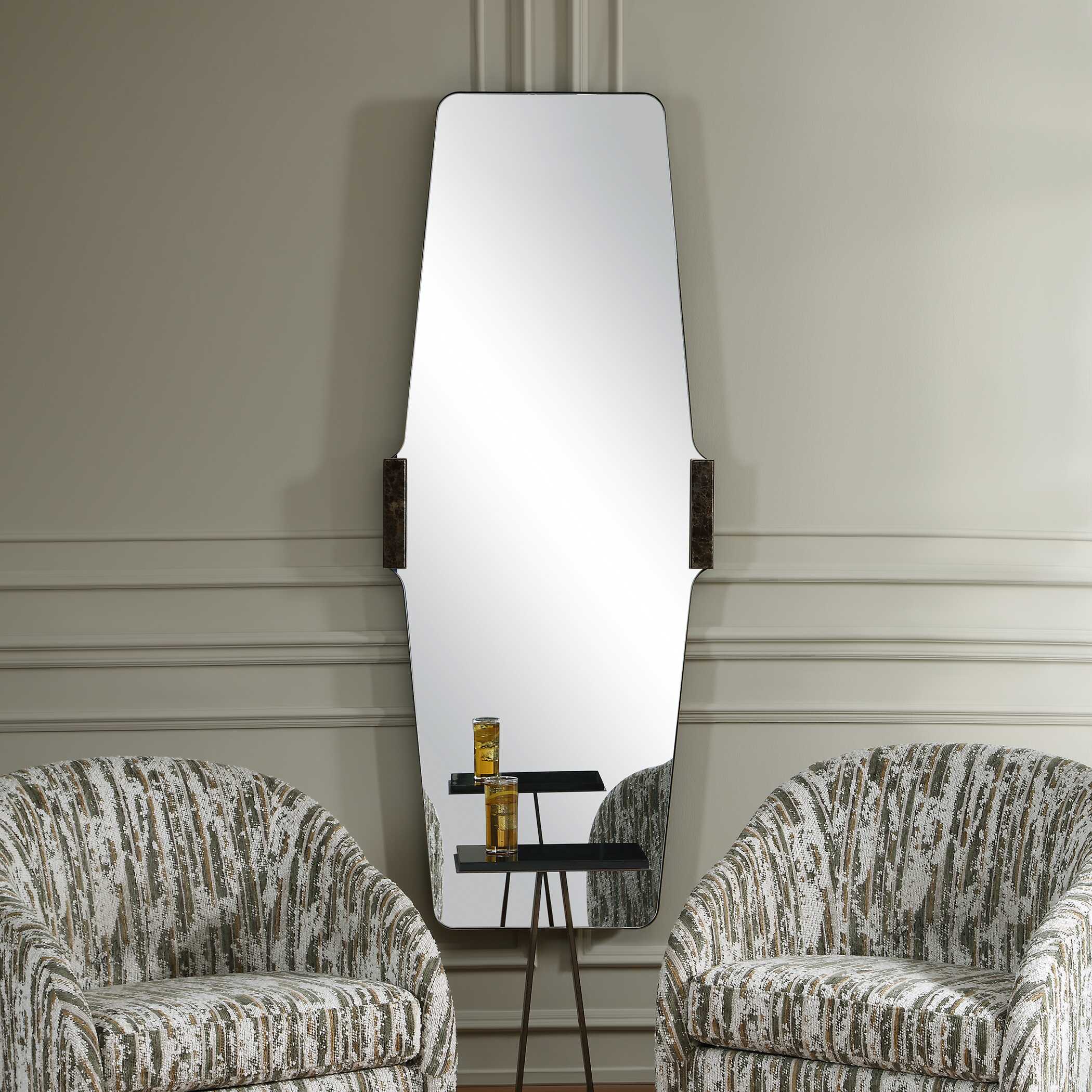 Uttermost Orson Mid-Century Tall Mirror - Image 2