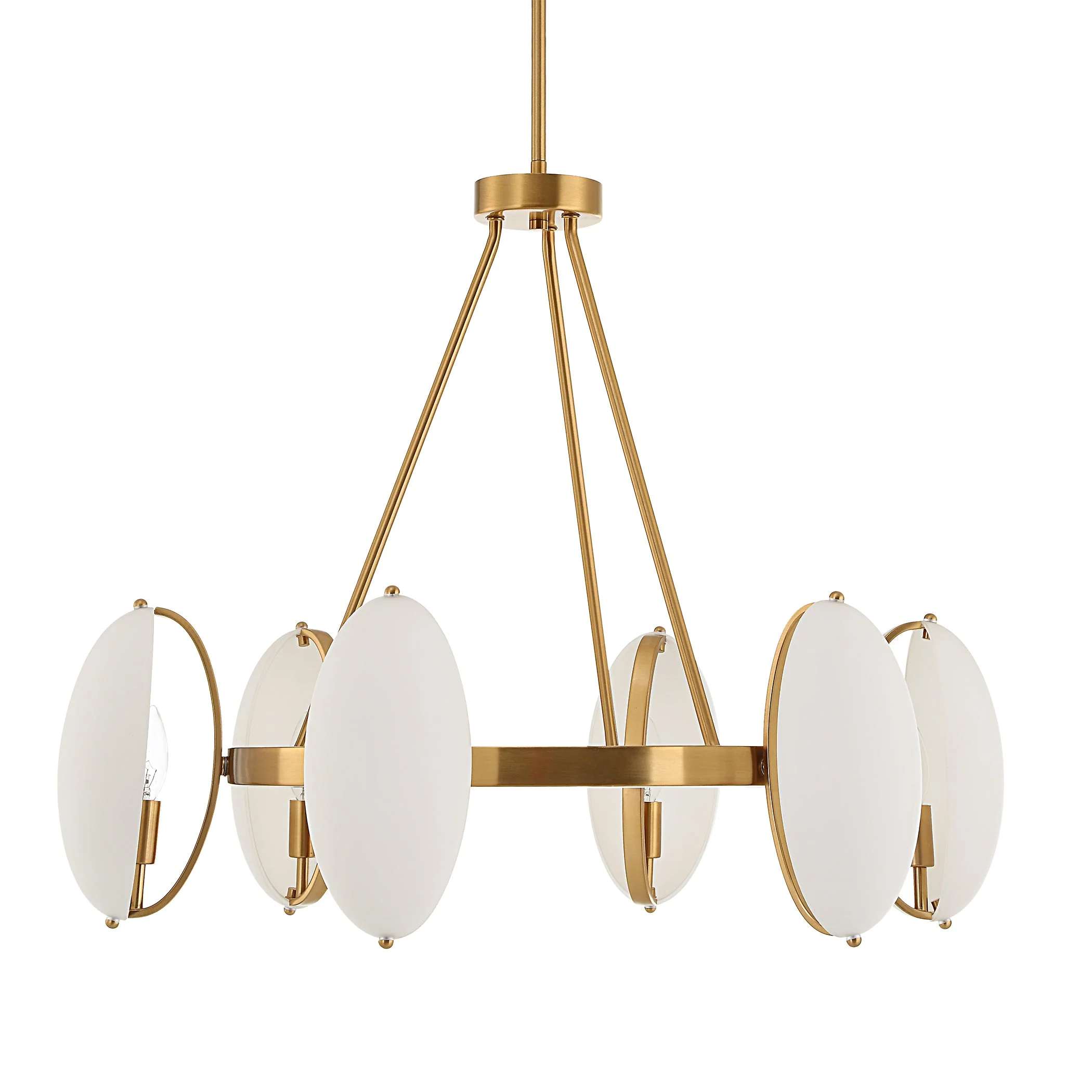 Uttermost Oviform 6 Light Round Chandelier - Image 3