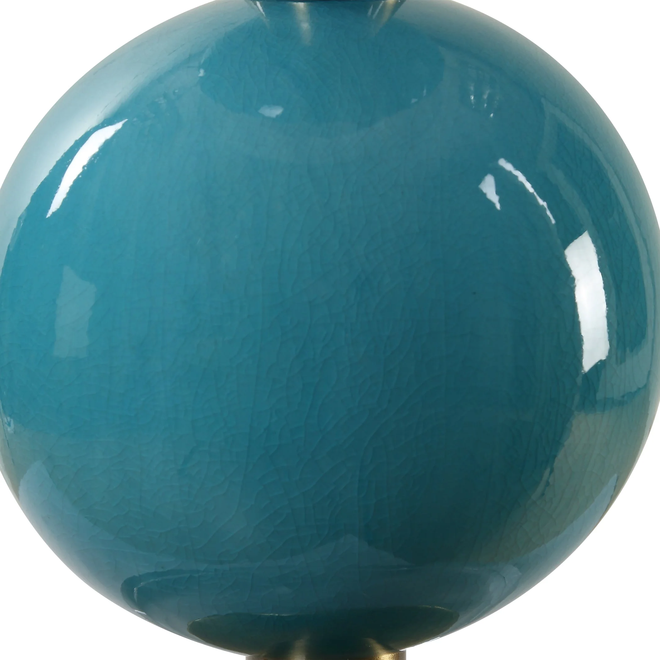 Uttermost Palawan Blue Glaze Table Lamp - Image 8