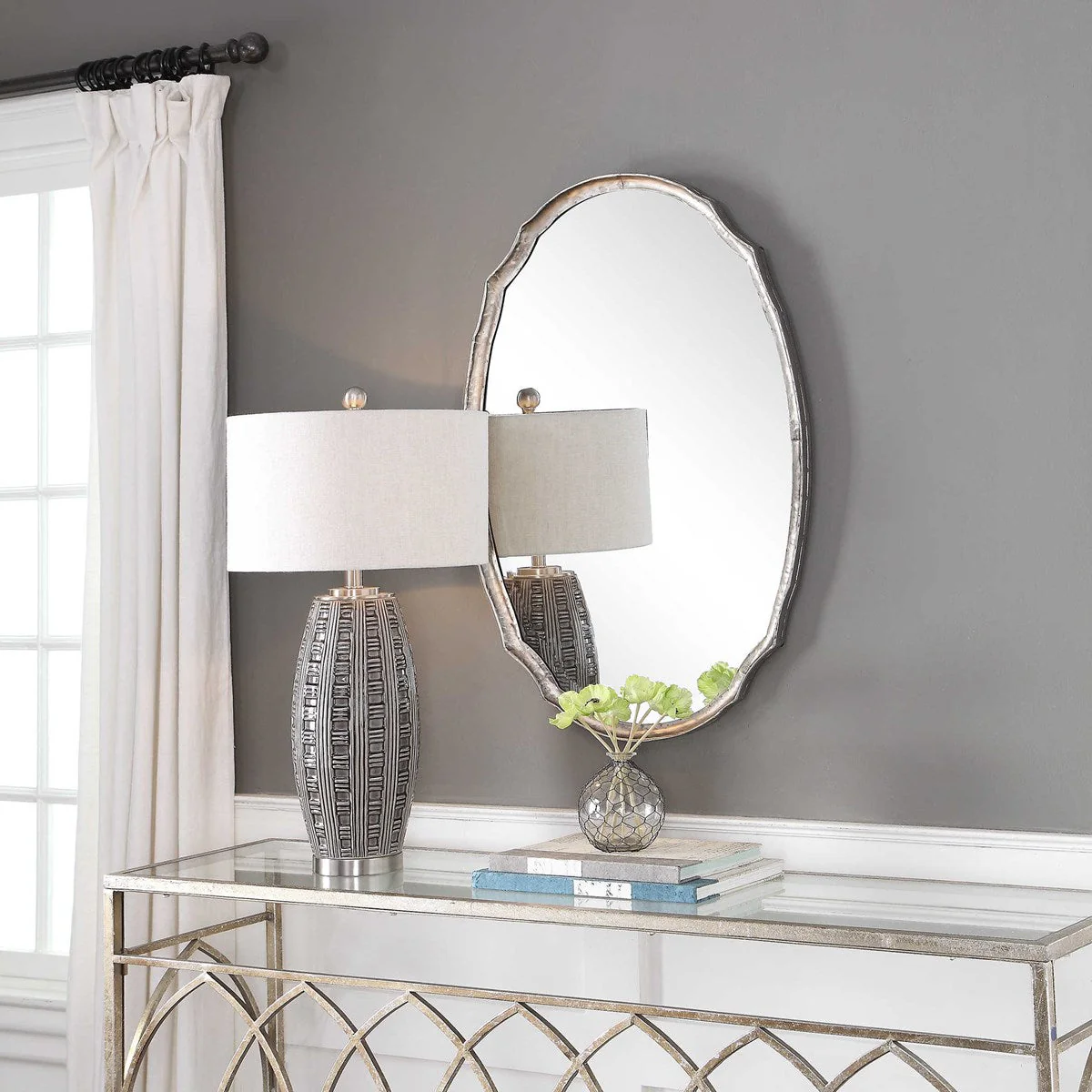 Palma Mirror - Silver - Image 5