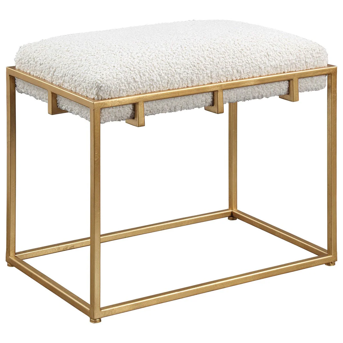 Uttermost Paradox Small Bench, Gold - Image 3