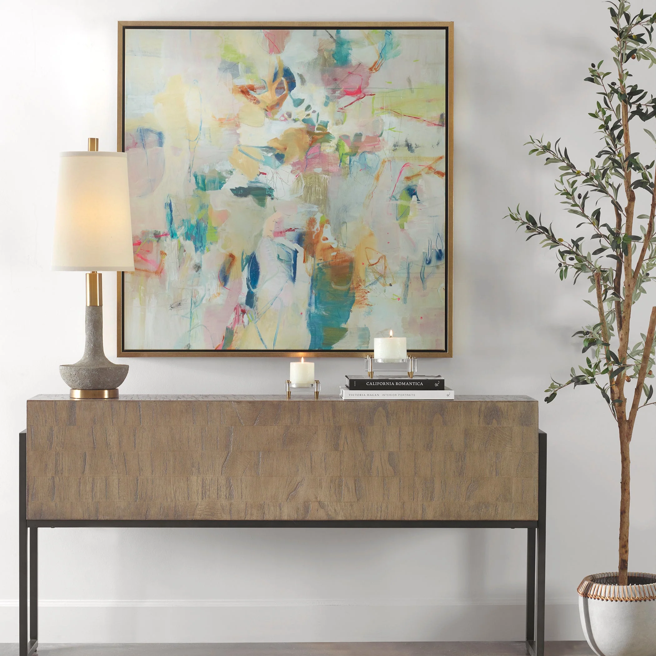 Uttermost Party Time Framed Abstract Art - Image 2