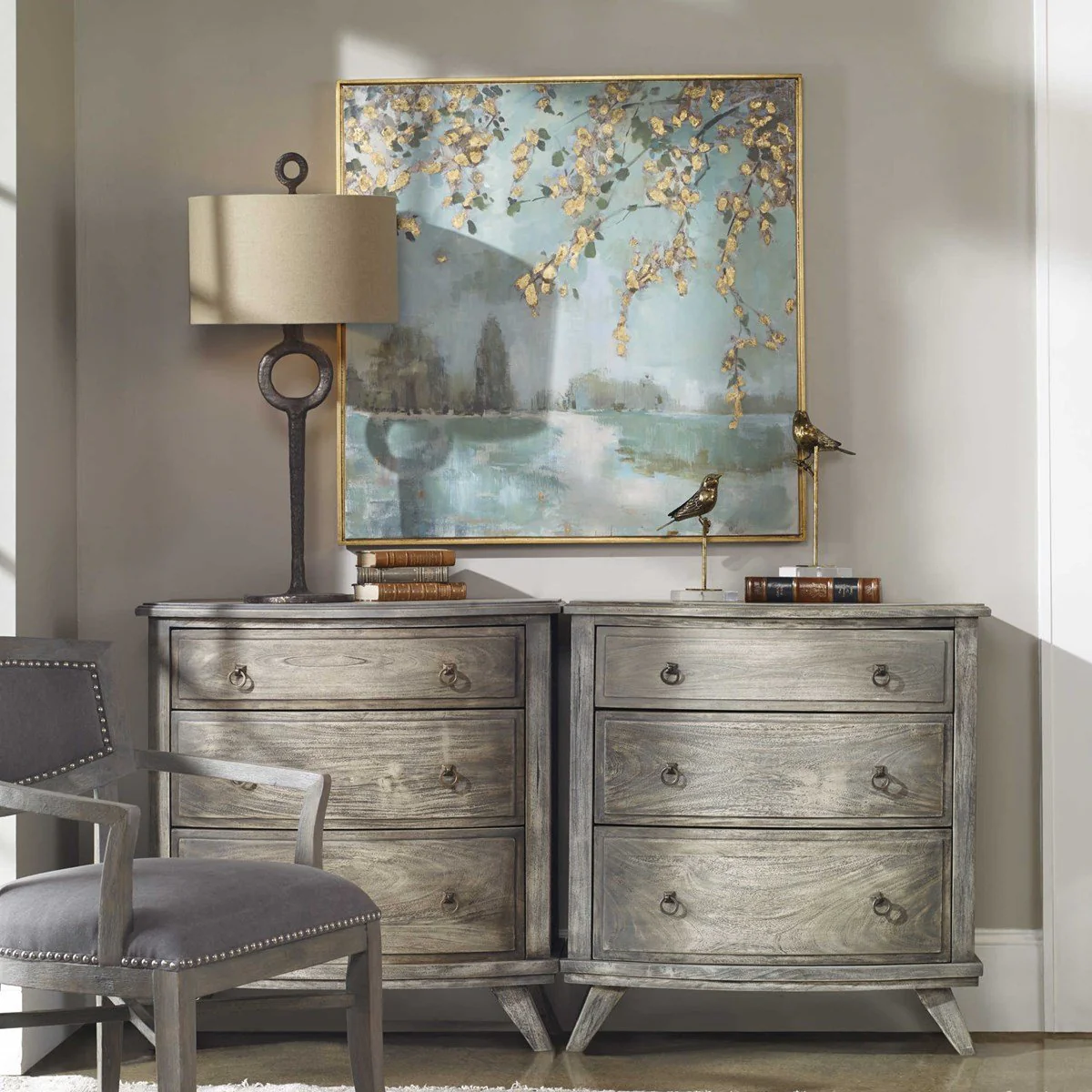 Uttermost Peaceful Hand Painted Canvas - Image 2
