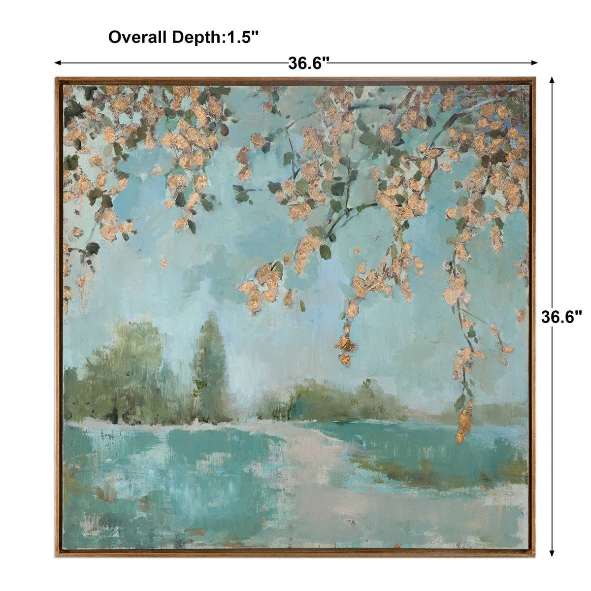 Uttermost Peaceful Hand Painted Canvas - Image 5