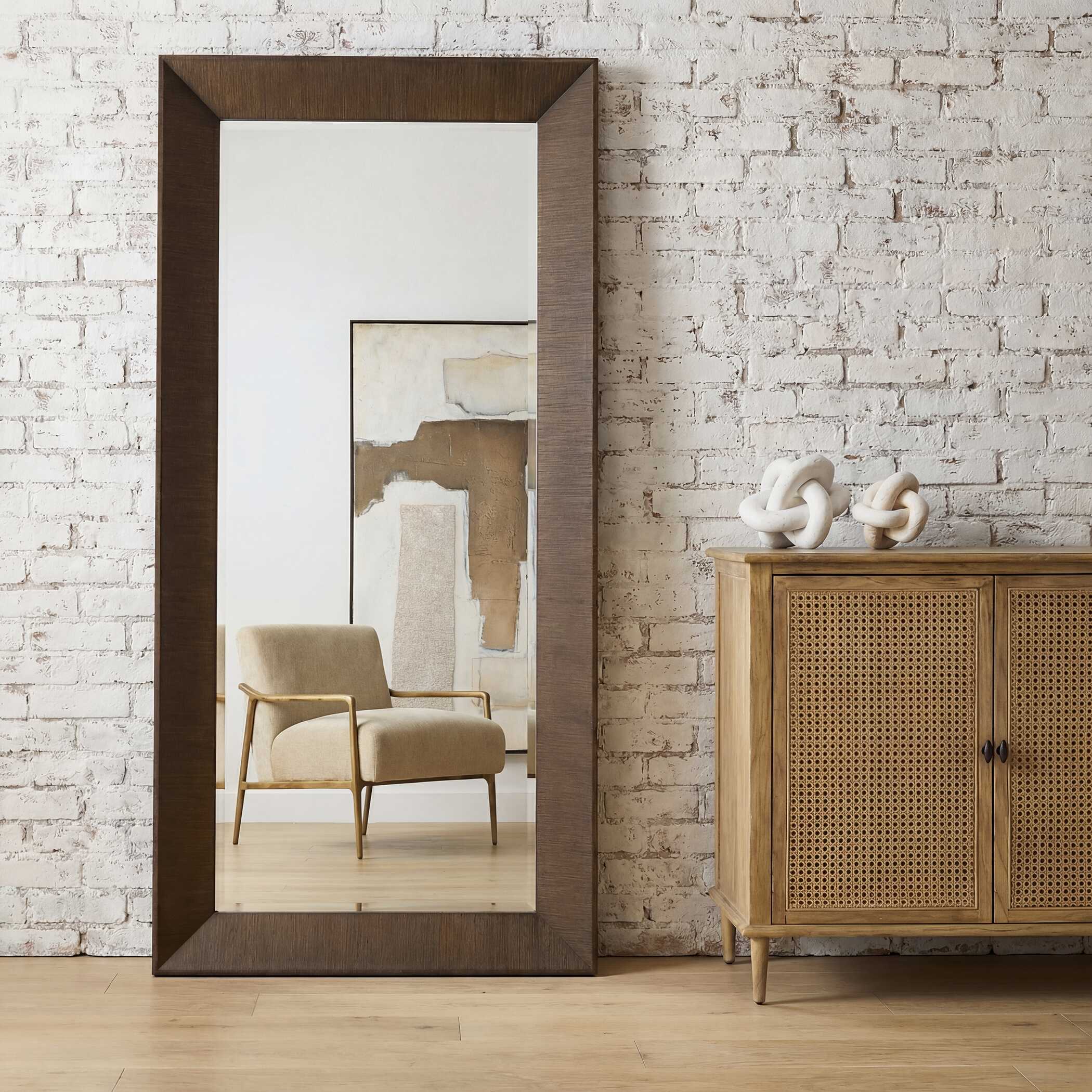 Uttermost Pearce Tall Walnut Mirror - Image 2