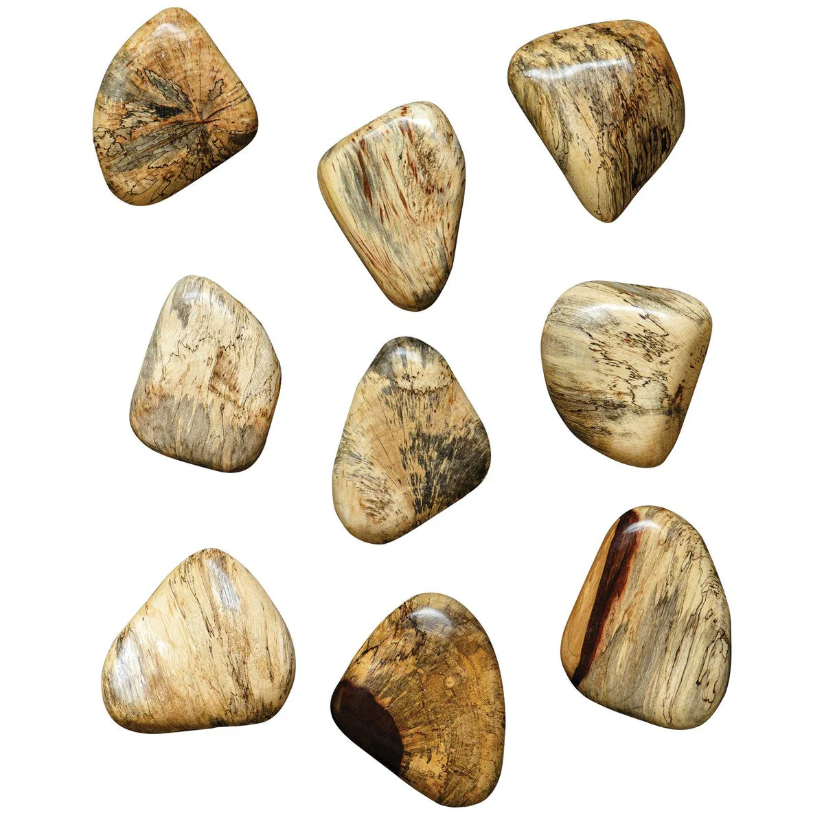 Uttermost Pebbles Wood Wall Decor Blonde, S/9 - Image 2