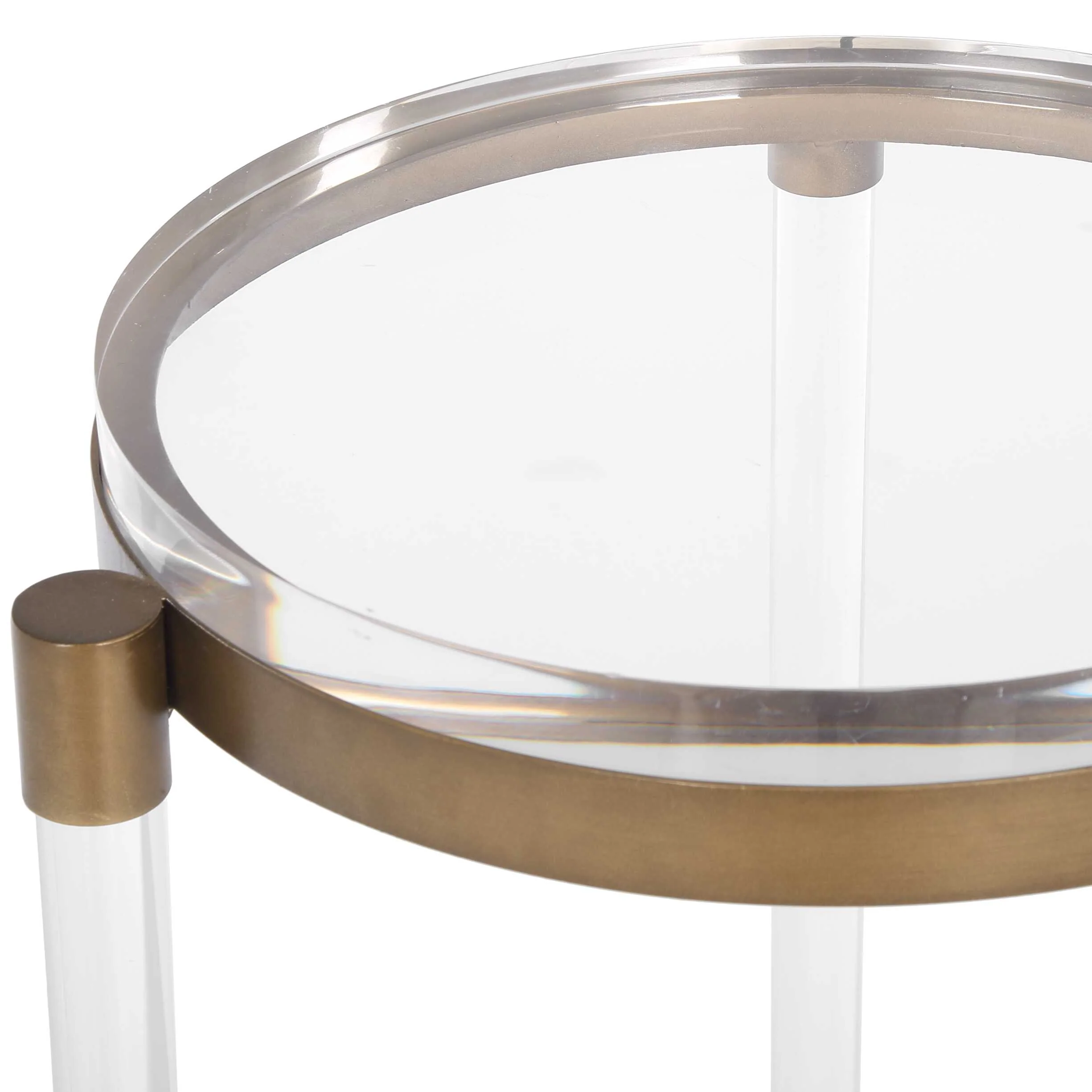 Uttermost Pereira Round Acrylic Accent Table - Image 5
