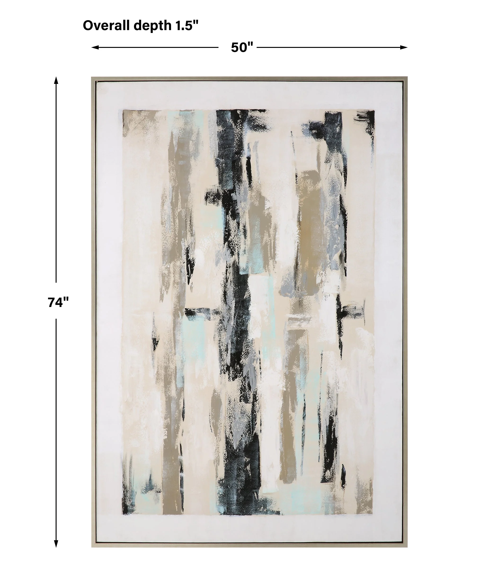 Uttermost Placidity Hand Painted Abstract Art - Image 3