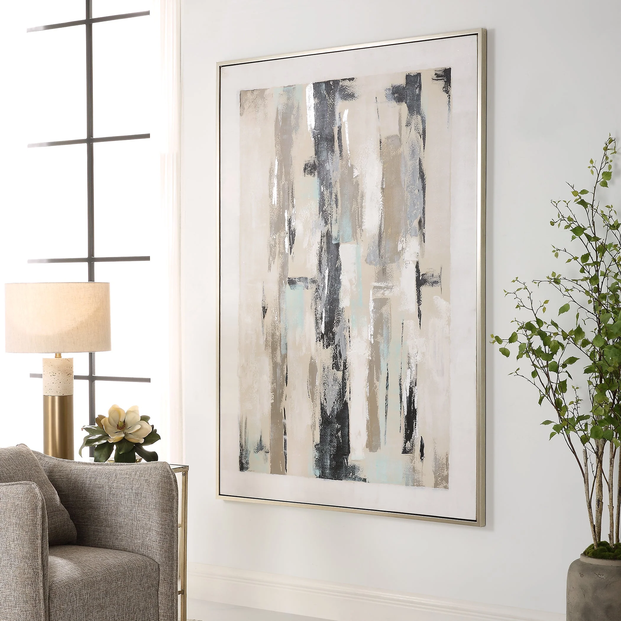 Uttermost Placidity Hand Painted Abstract Art - Image 4