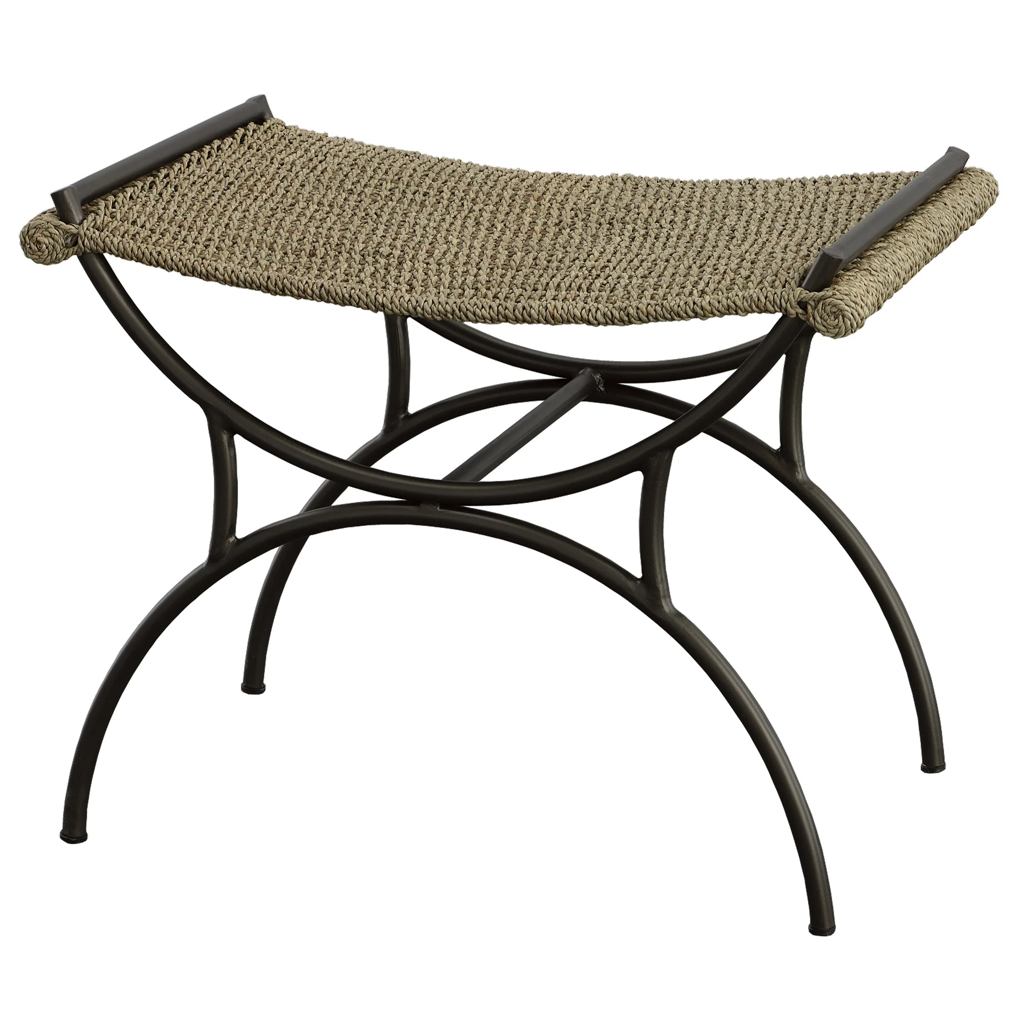 Uttermost Playa Seagrass Small Bench - Image 4
