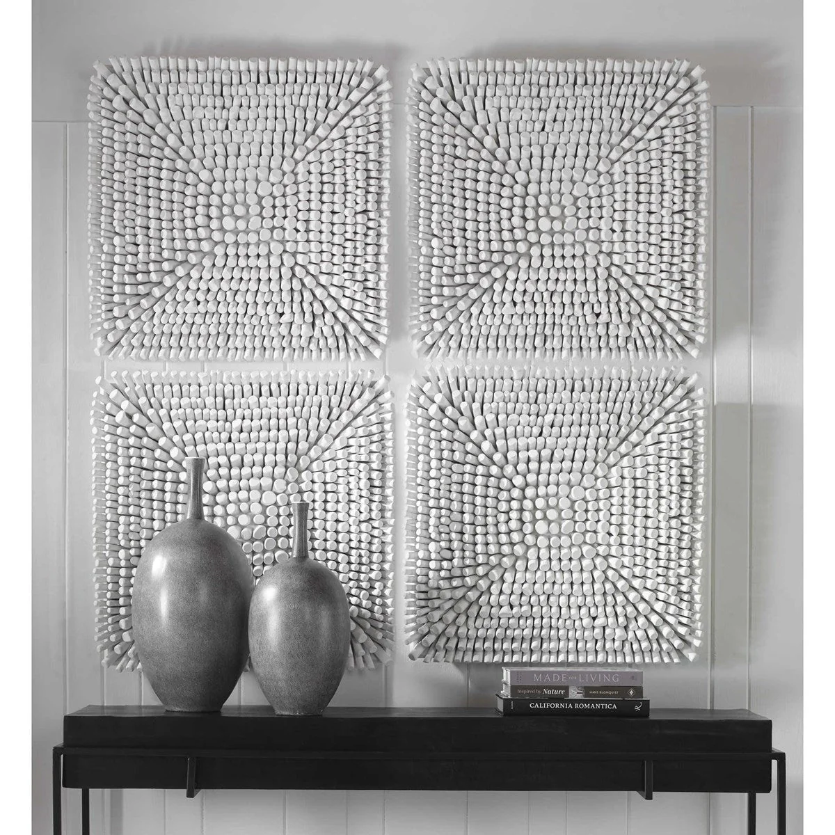 Uttermost Portside Wood Wall Panel, White - Image 4