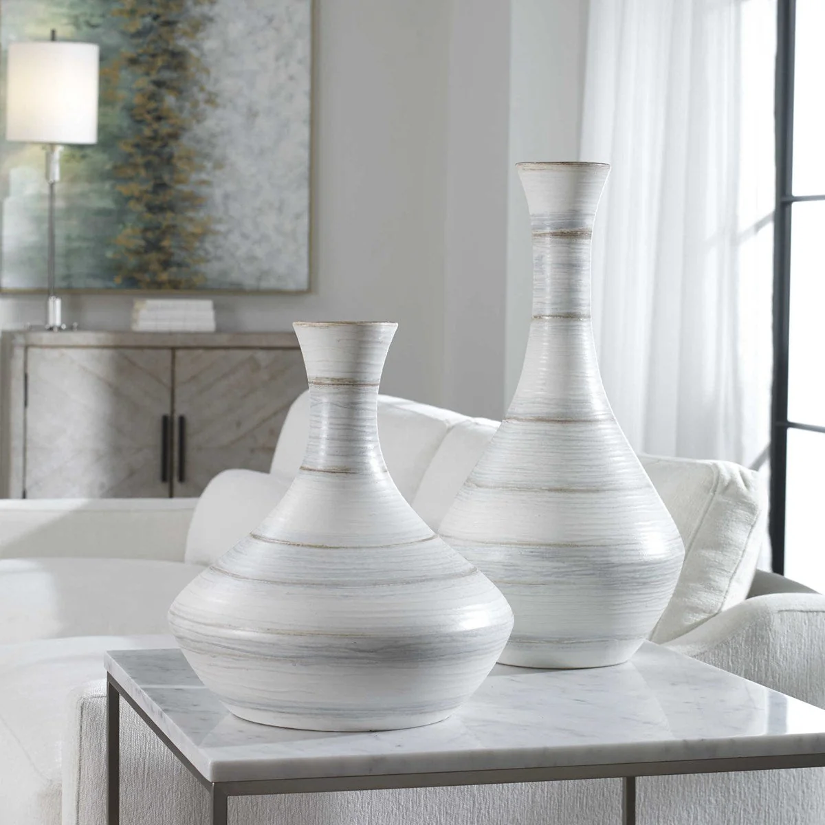 Uttermost Potter Vases, S/2