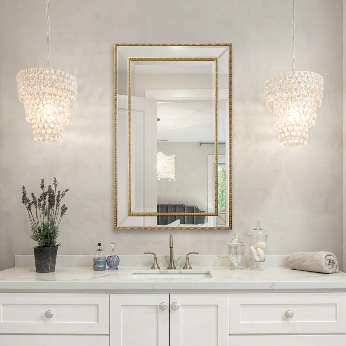 Princeton Mirror - Gold - Image 2