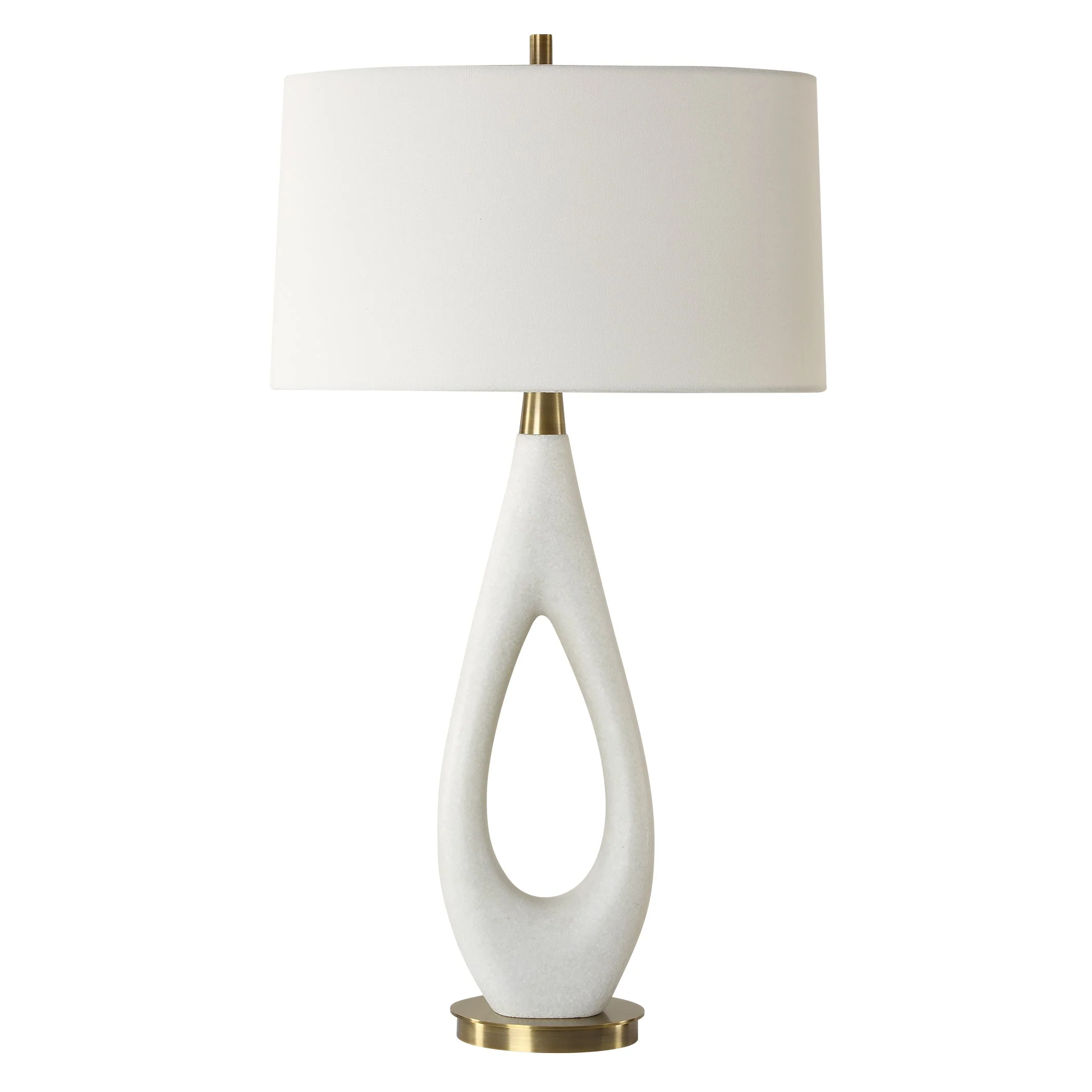 Uttermost Promenade White Table Lamp - Image 5