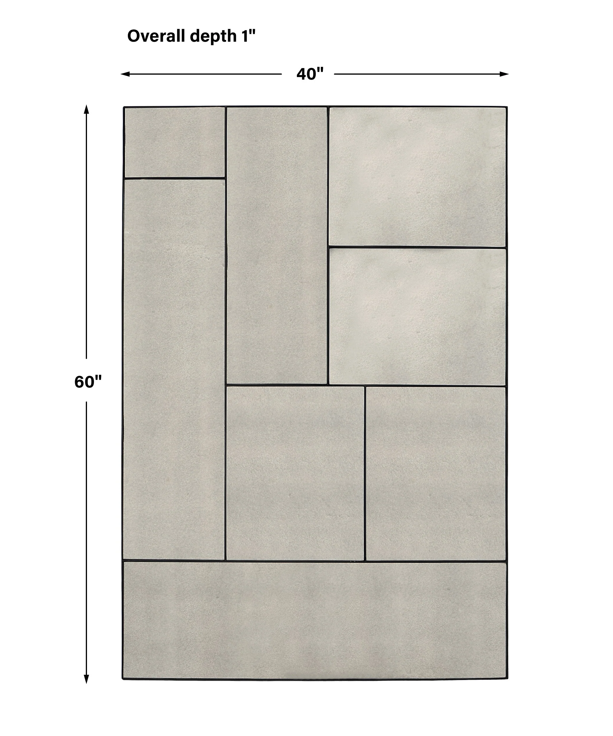 Uttermost Puzzle Piece Oversized Mirror - Image 3