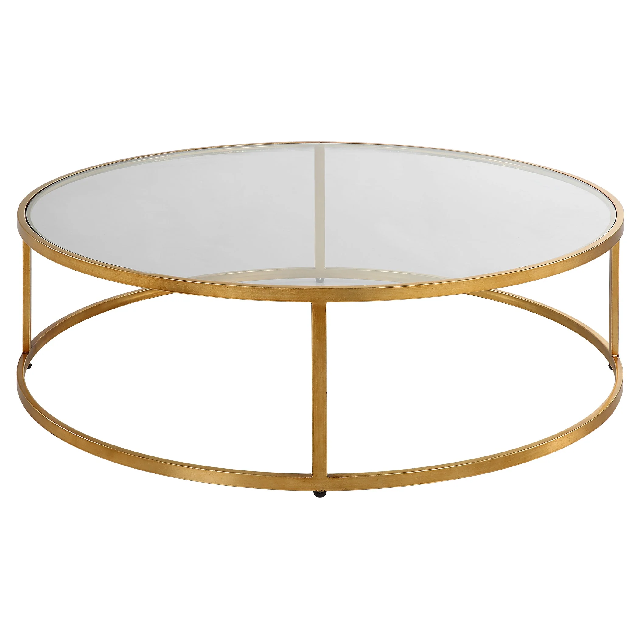 Uttermost Radius Modern Circular Coffee Table - Image 5