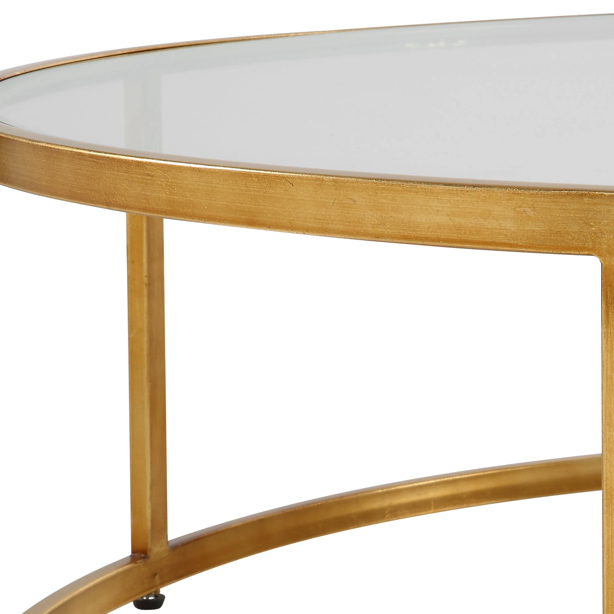 Uttermost Radius Modern Circular Coffee Table - Image 6