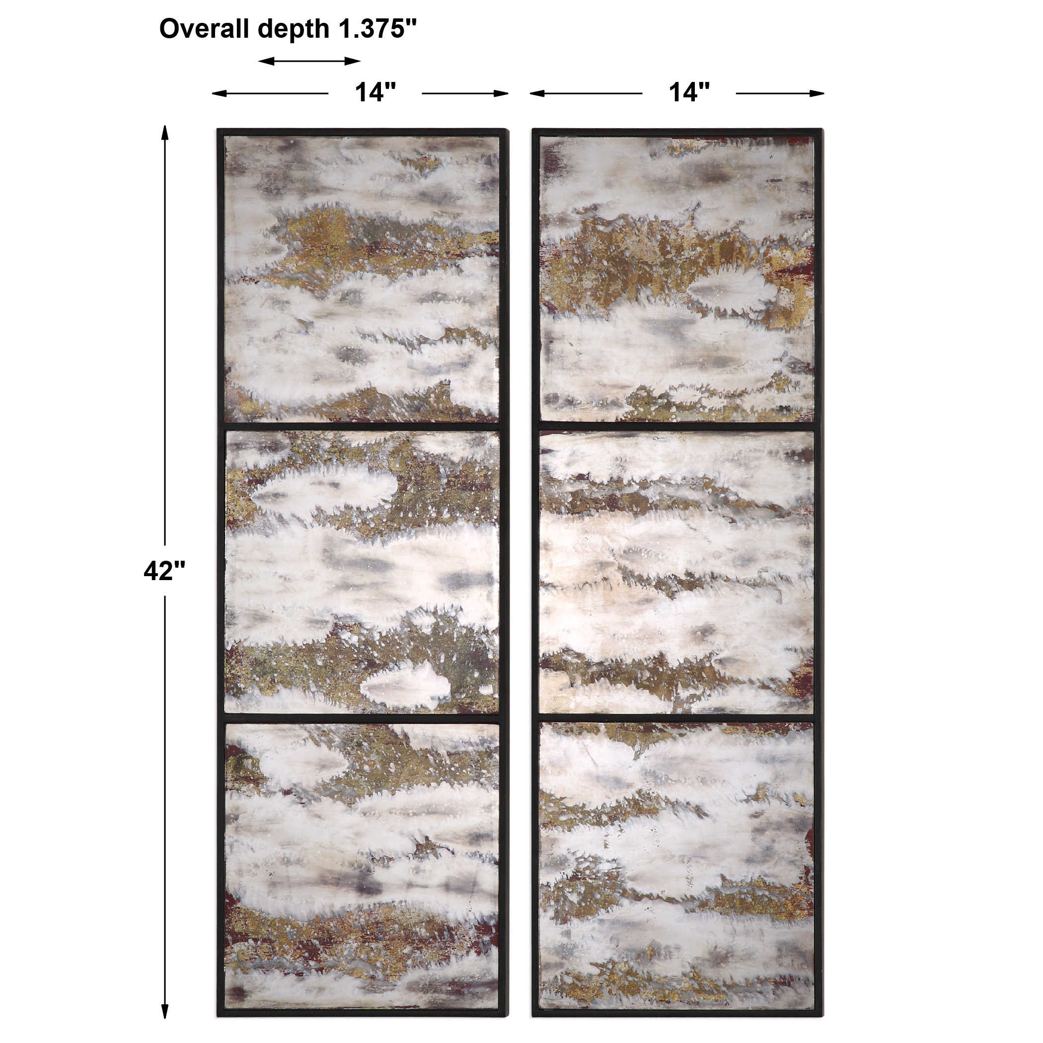 Uttermost Rahila Mirrored Wall Panels, S/2 - Image 4
