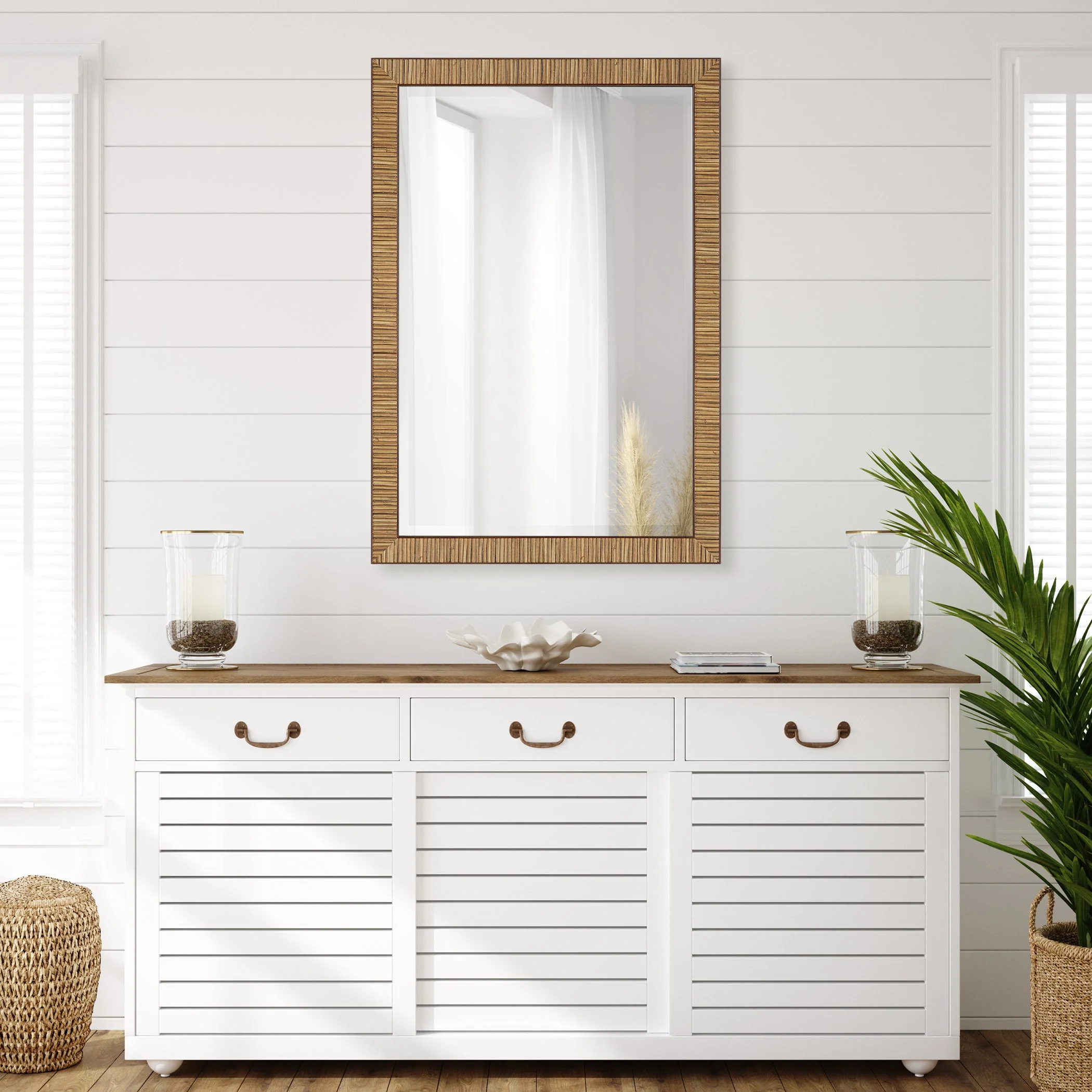 Rattan Mirror - Image 2