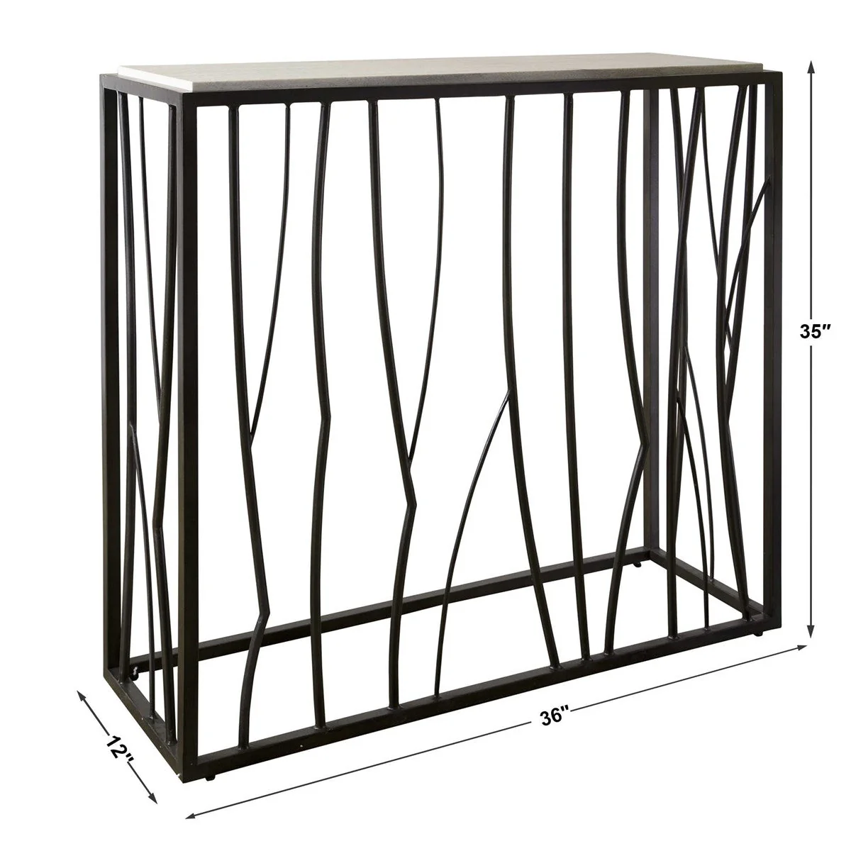 Uttermost Reed Console Table, 2 CARTONS - Image 6