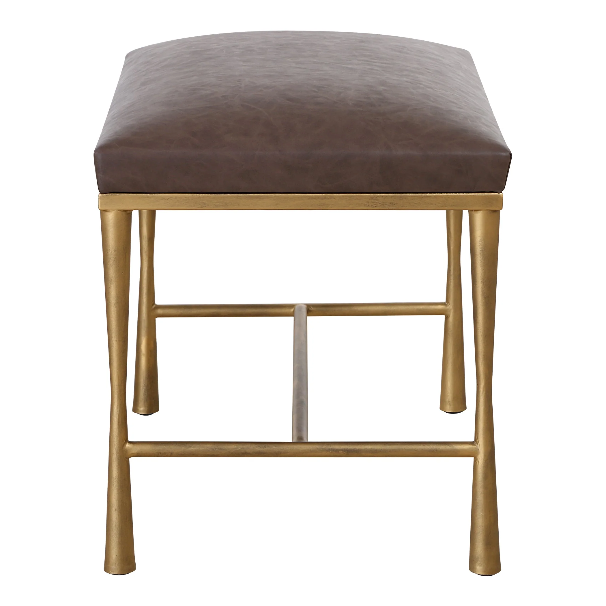 Uttermost Reform Gold Small Bench - Image 6