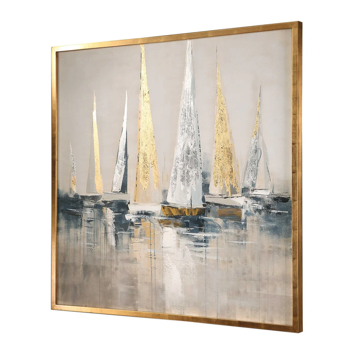 Uttermost Regatta Hand Painted Canvas - Image 4