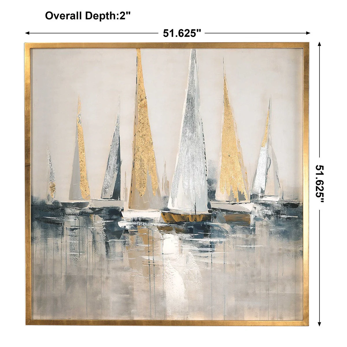 Uttermost Regatta Hand Painted Canvas - Image 6
