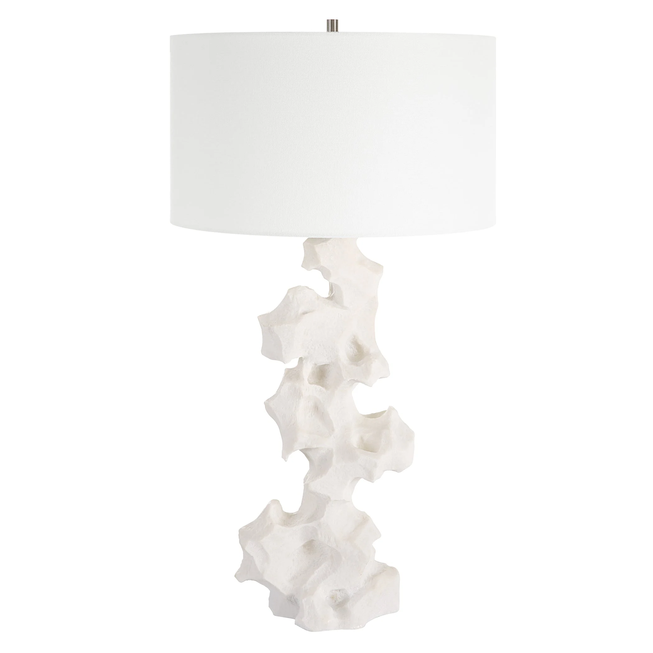 Uttermost Remnant White Marble Table Lamp - Image 5