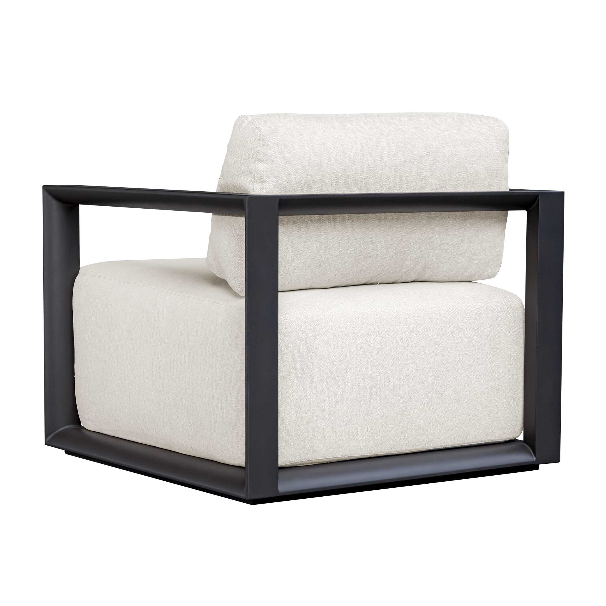Uttermost Remsen Black/Oyster Outdoor Lounge Chair - Image 20
