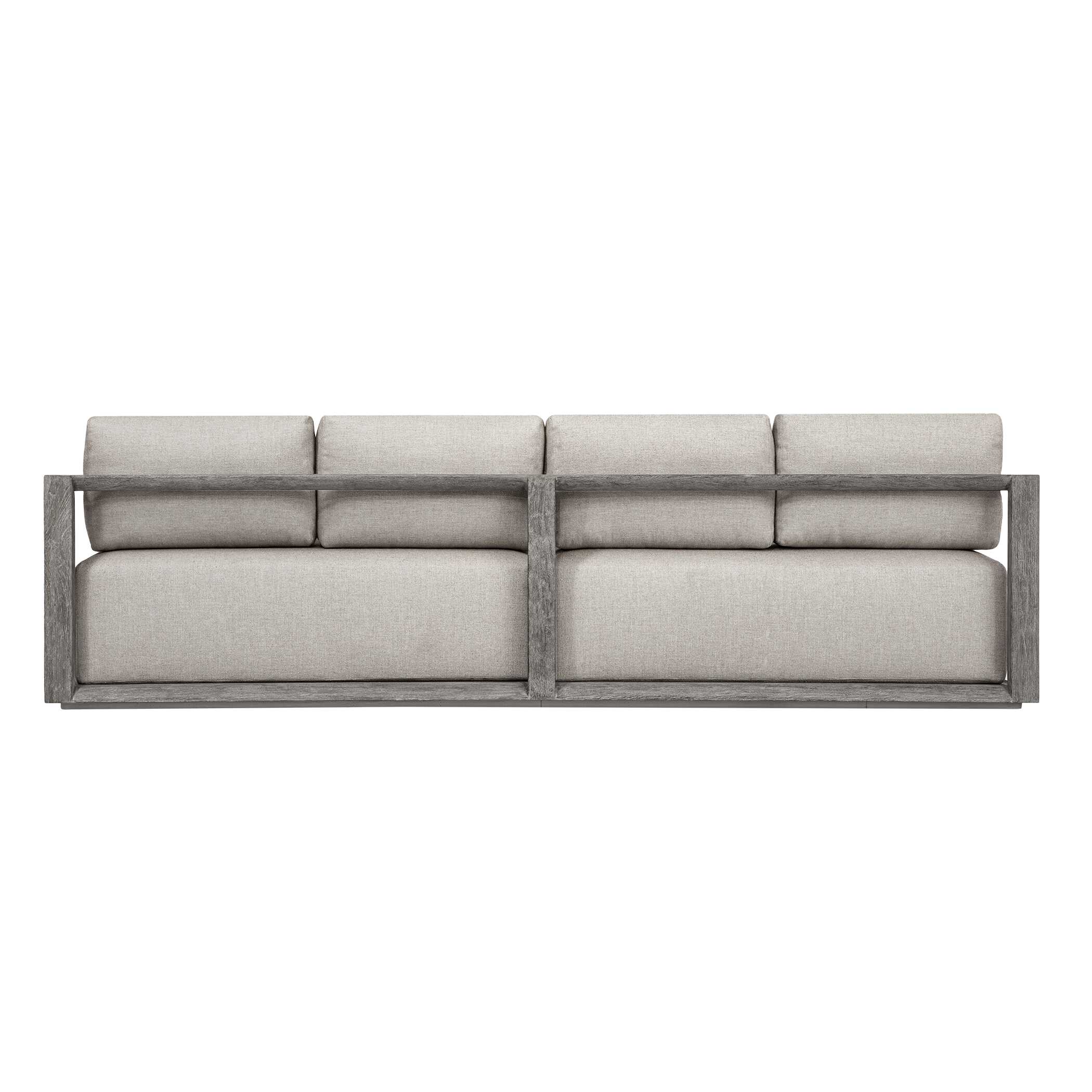 Uttermost Remsen Outdoor Weathered Gray/Dove Large Sofa - Image 5