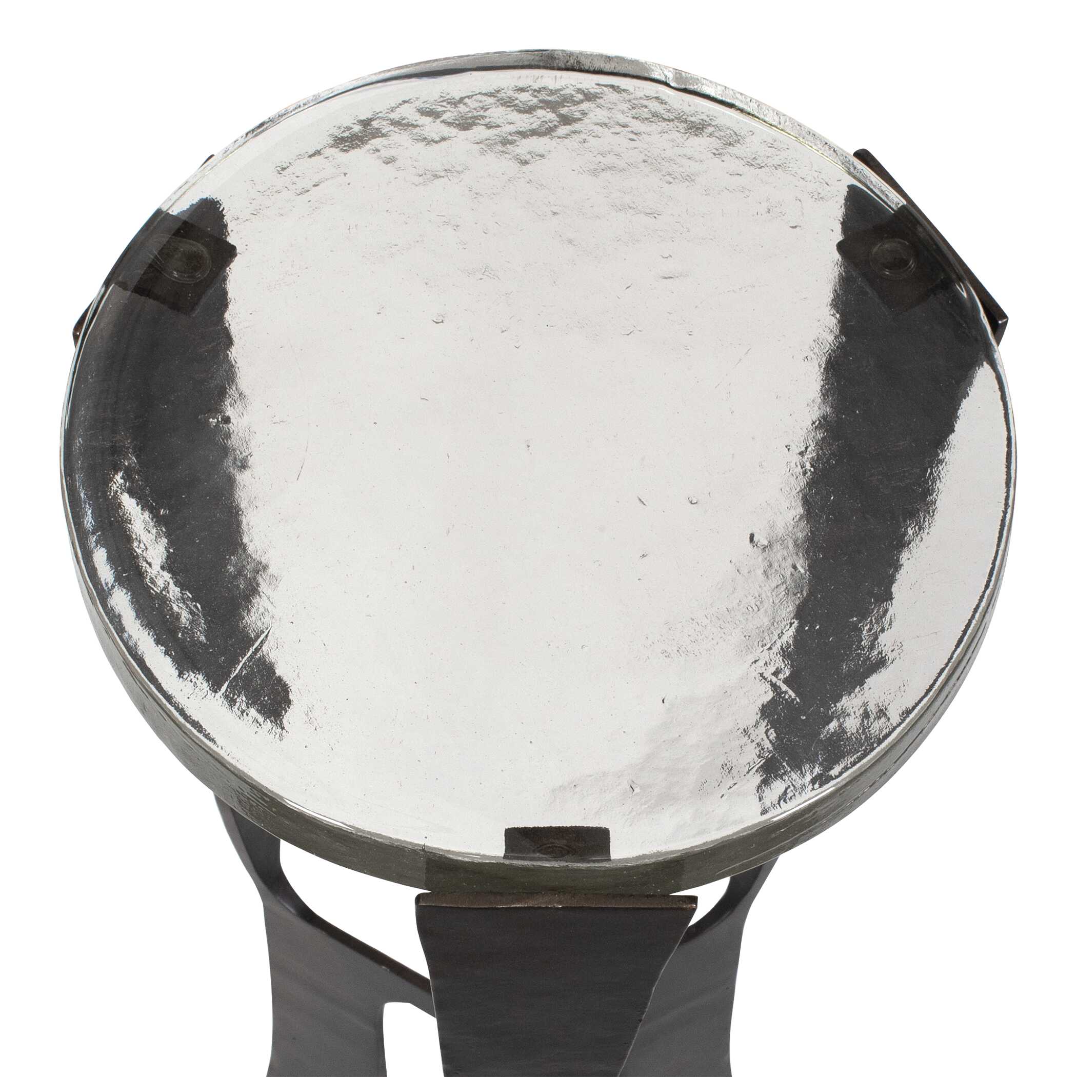Uttermost Renaud Dark Bronze Drink Table - Image 3
