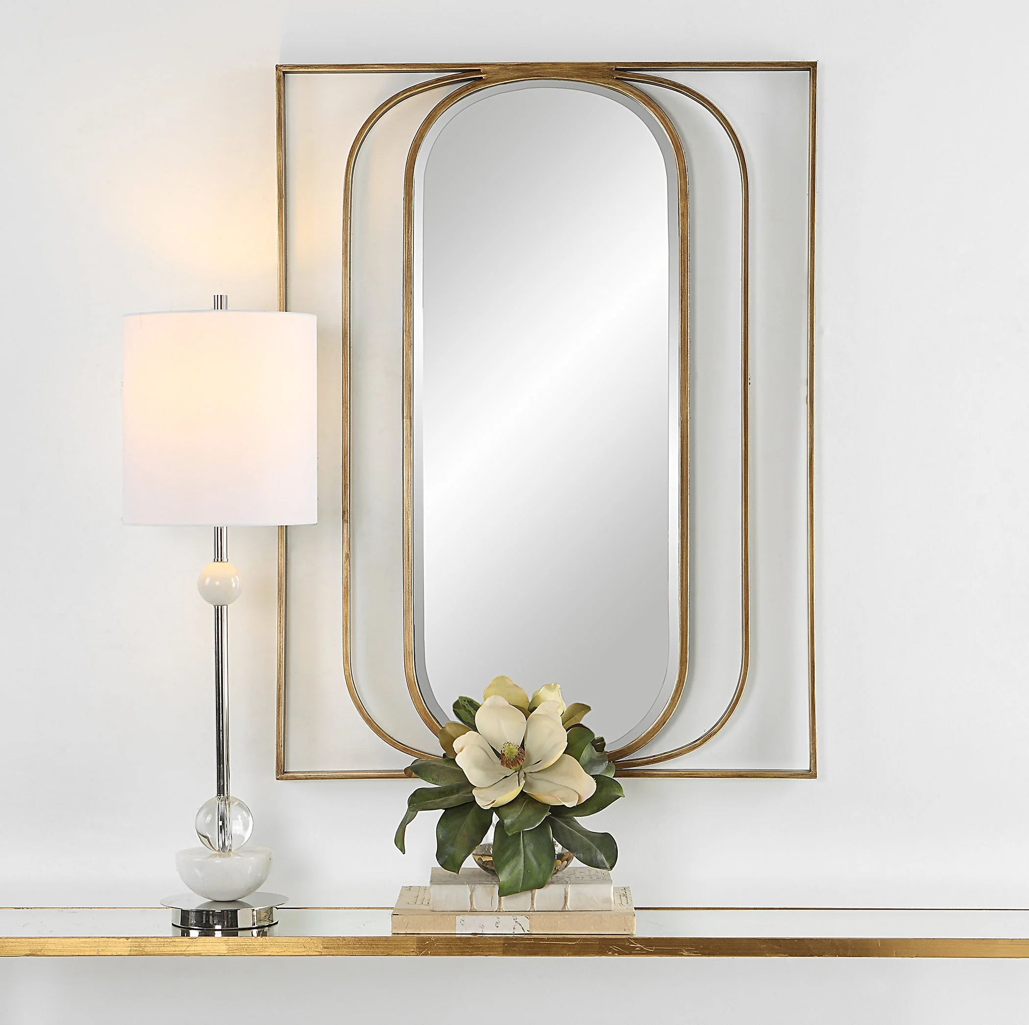 Uttermost Replicate Contemporary Oval Mirror - Image 2