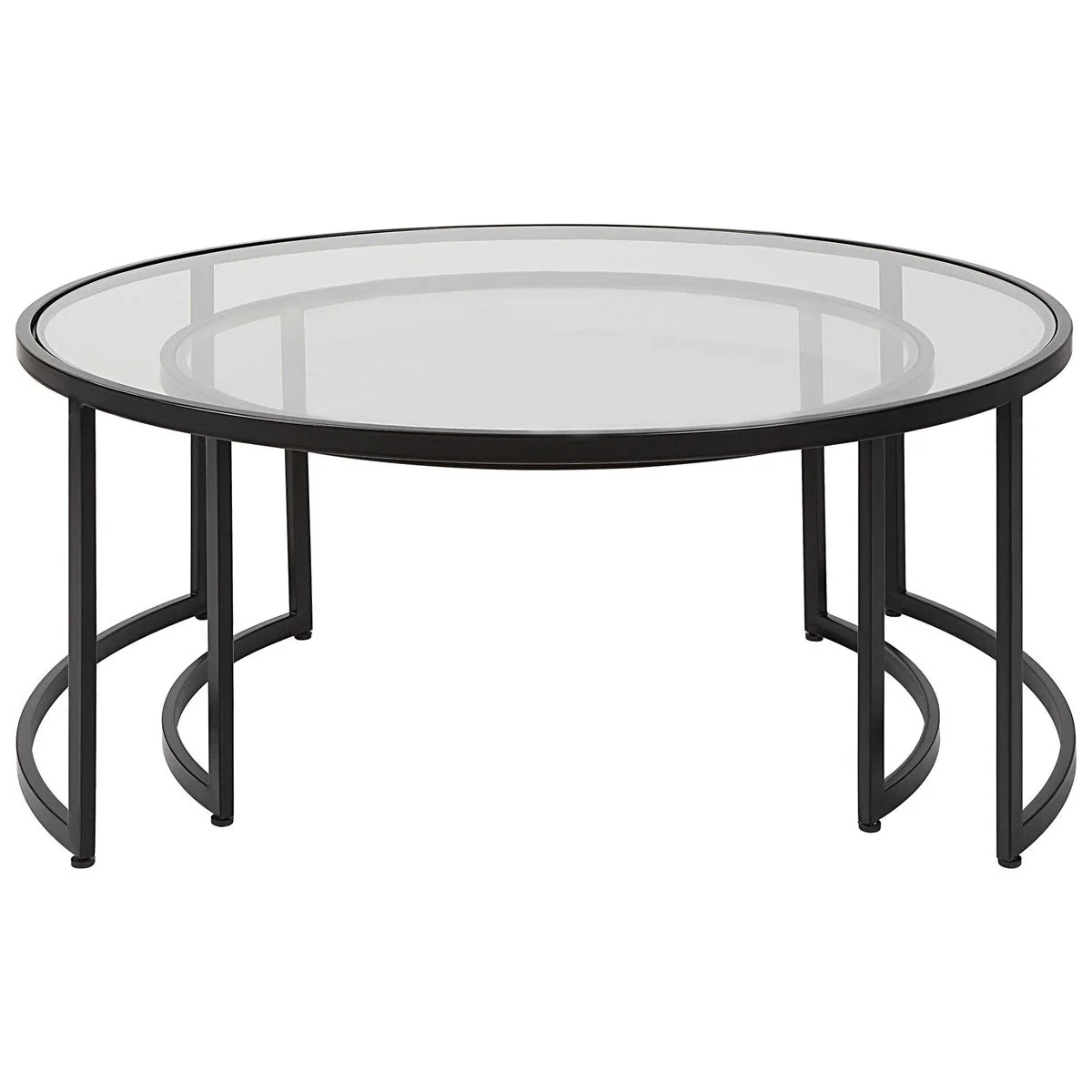 Uttermost Rhea Nesting Coffee Tables, Black, S/2 - Image 5