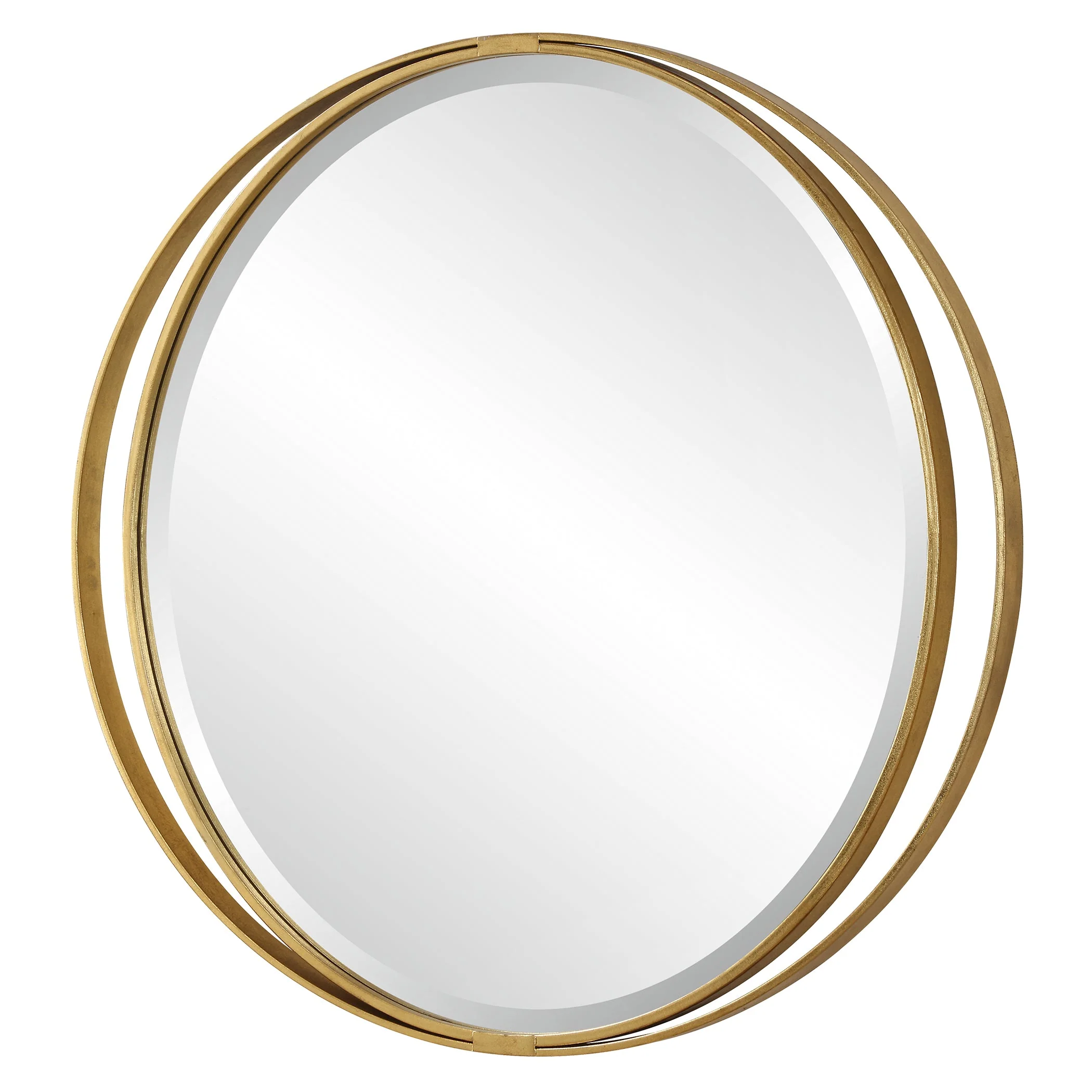 Uttermost Rhodes Gold Round Mirror - Image 5