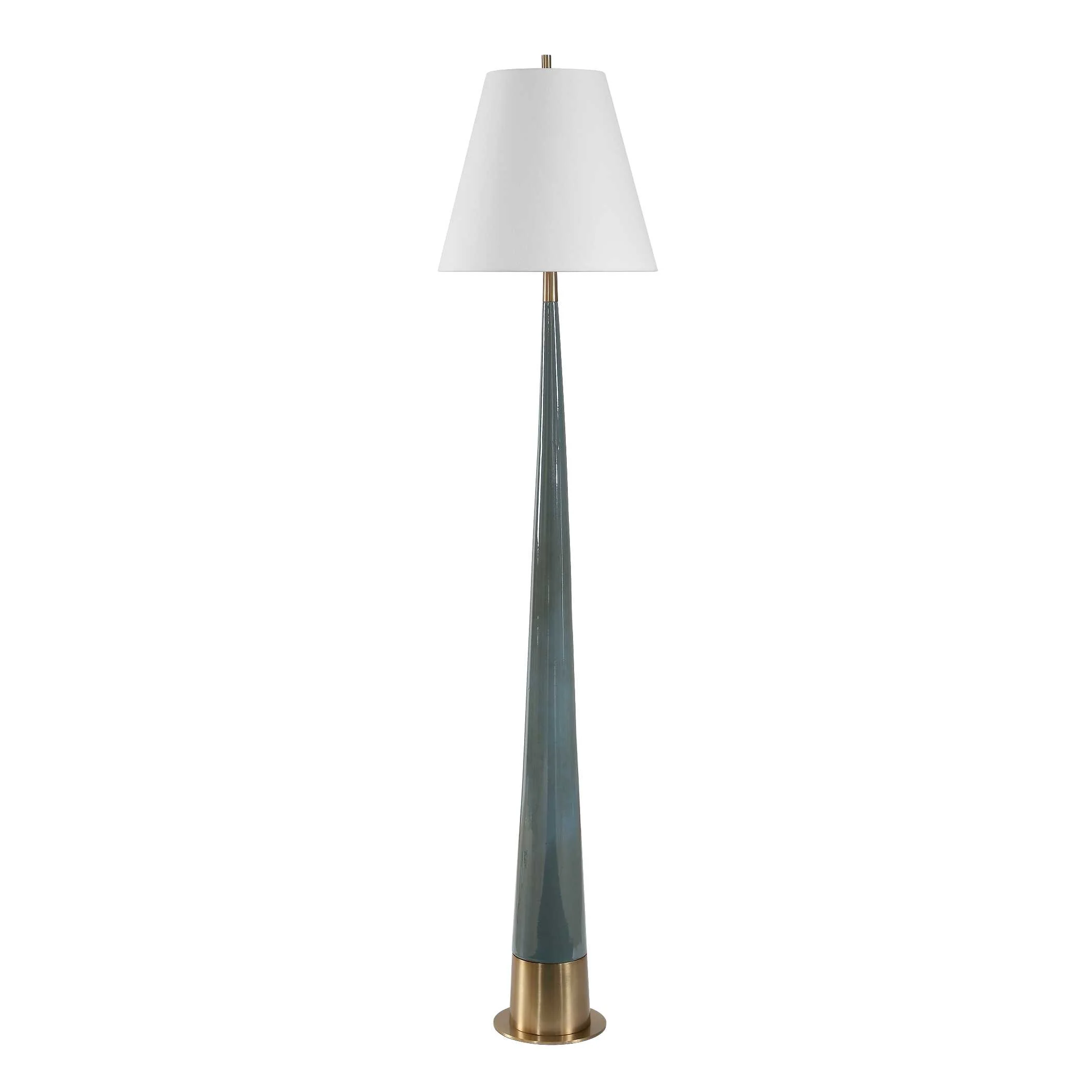 Uttermost Riccardi Blue Floor Lamp - Image 4